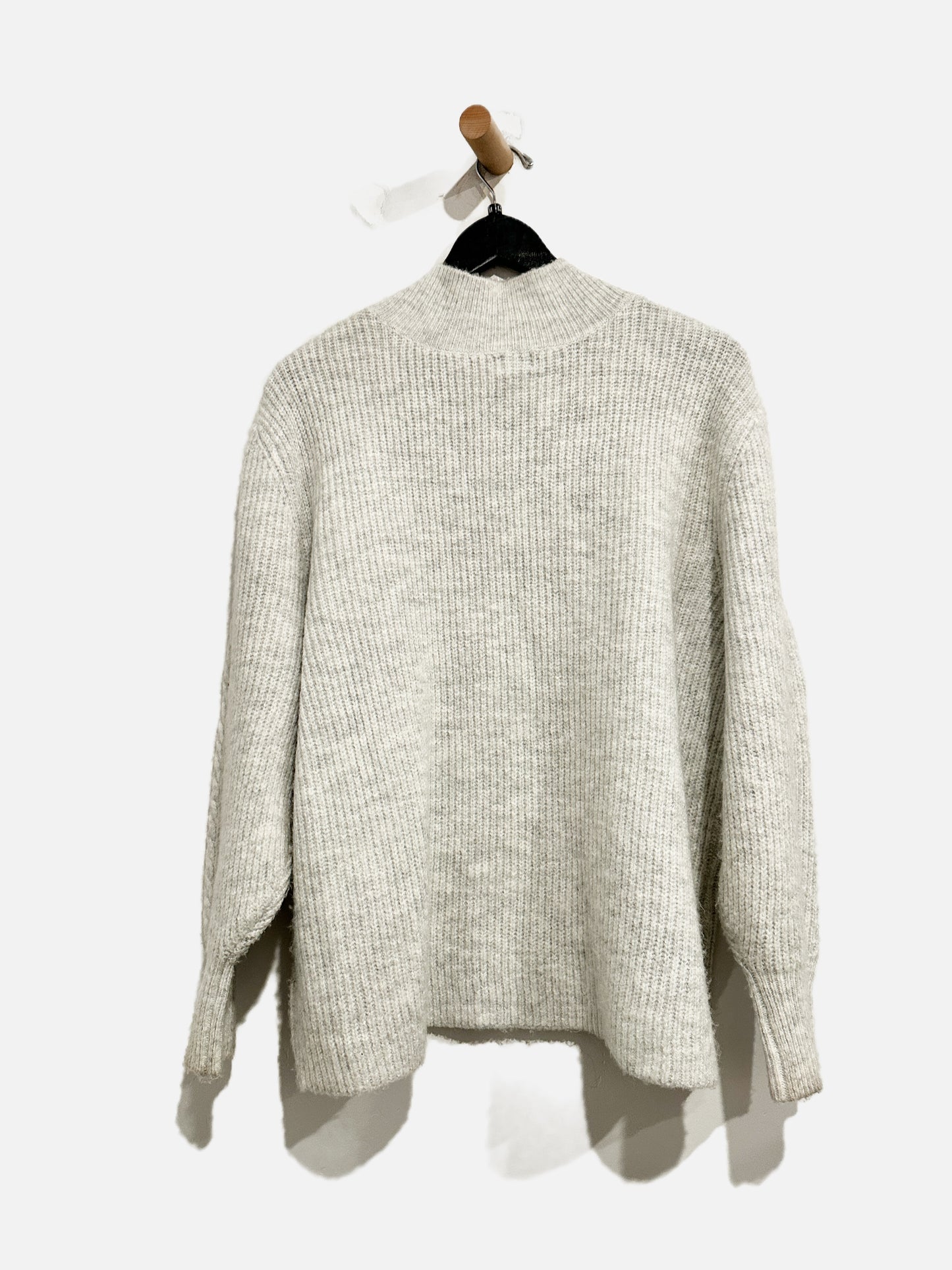 Cotton On Gray Mock Neck Sweater - Medium
