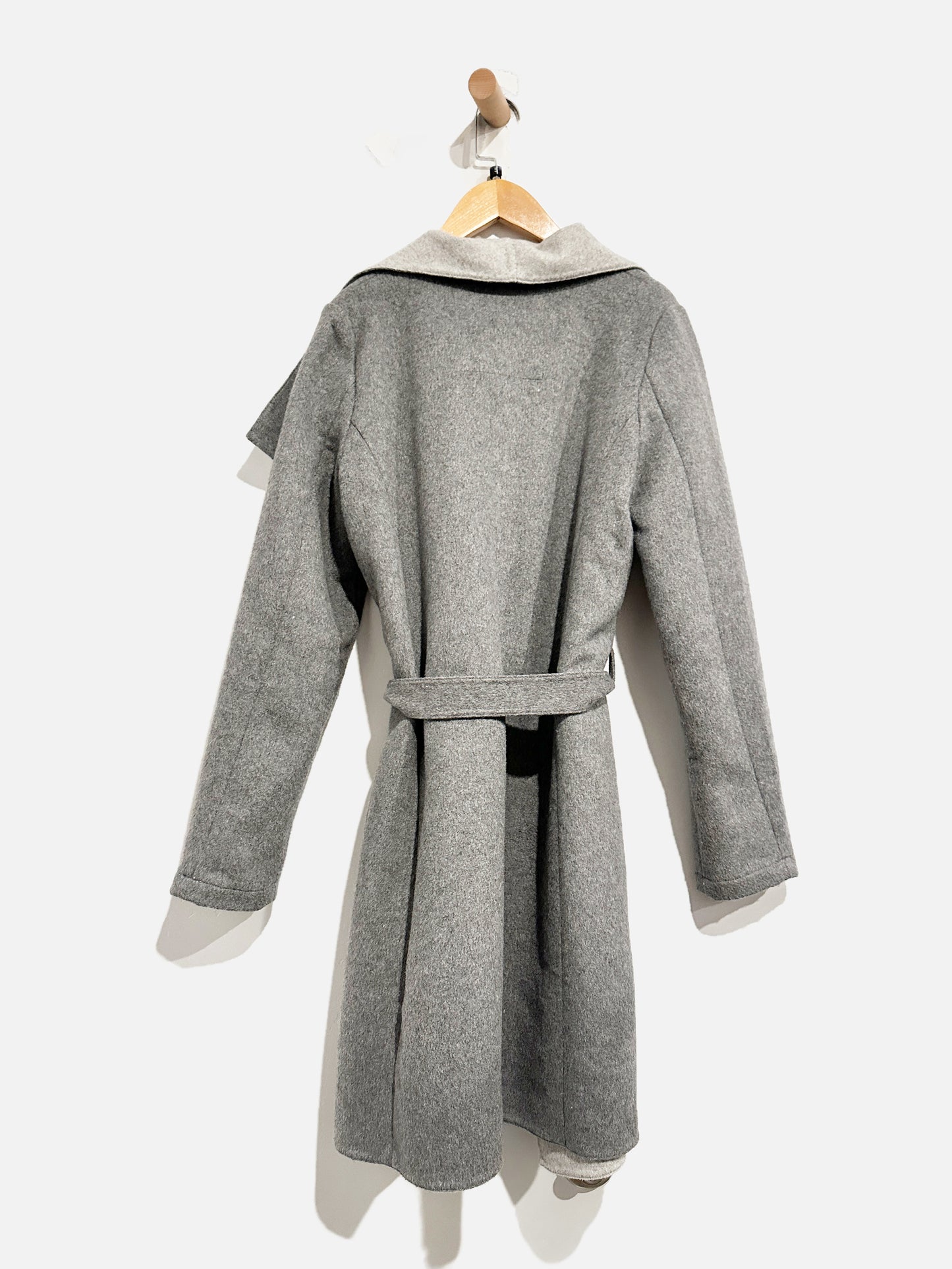 Abercrombie Grey Wool Coat - Small