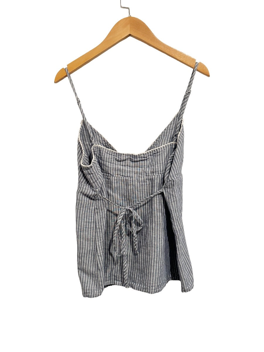 Brandy Melville Blue and White Striped Edith Tank