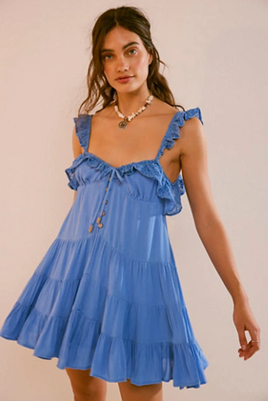 Free People Summer Romance Mini Dress - Small