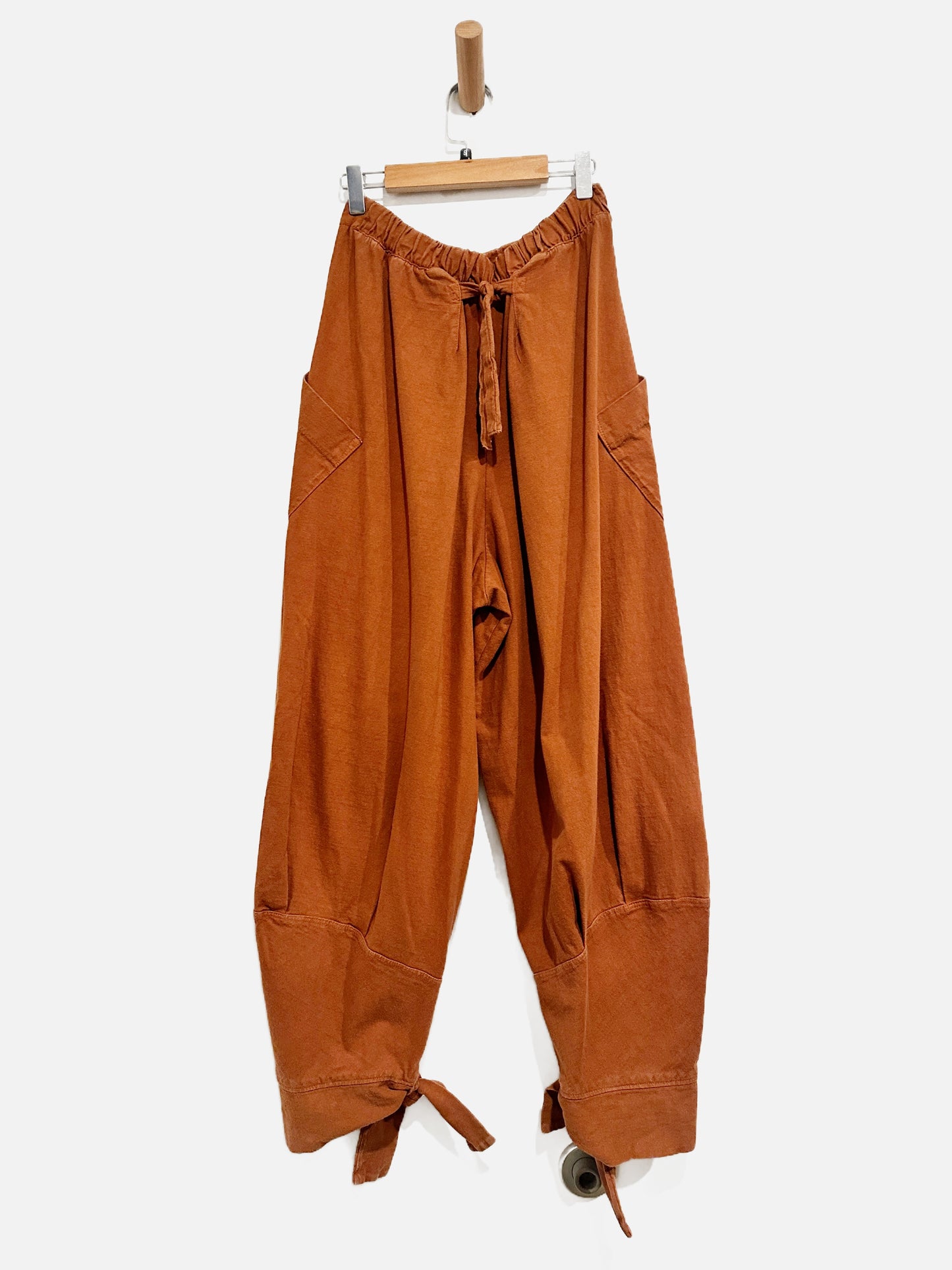 Free People Beach Stunner Orange Pants - Small