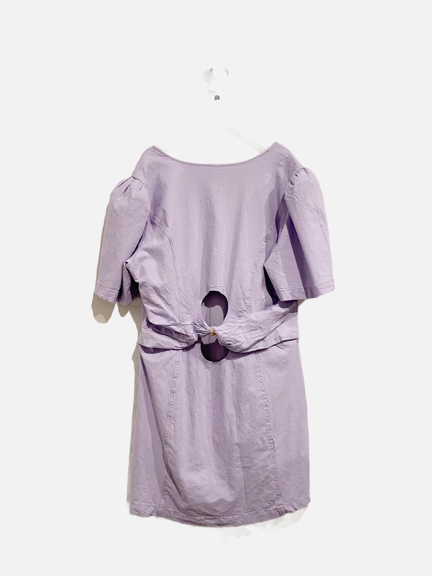 Anthropologie NWT Purple Linen Dress - XL