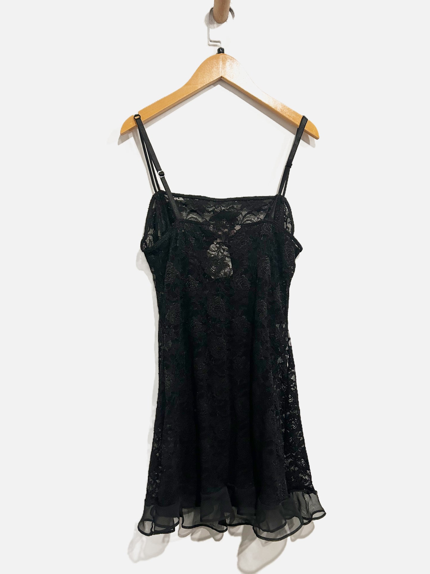 Victoria’s Secret Black Lace Slip - Large