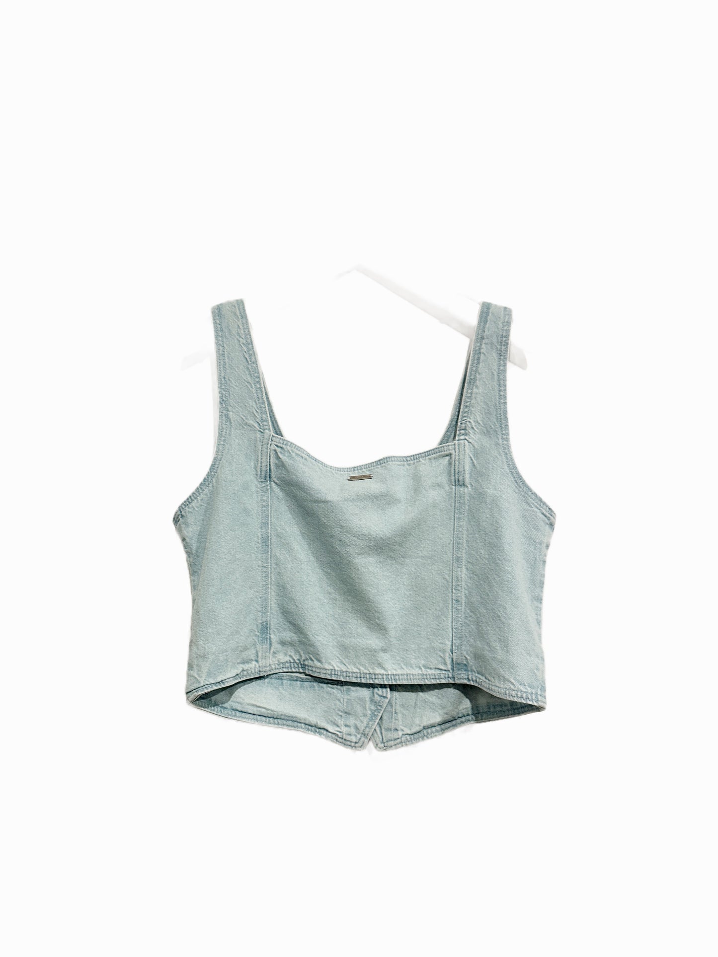 NWT Billabong Sunwashed Denim Vest in Salt Blue - Medium
