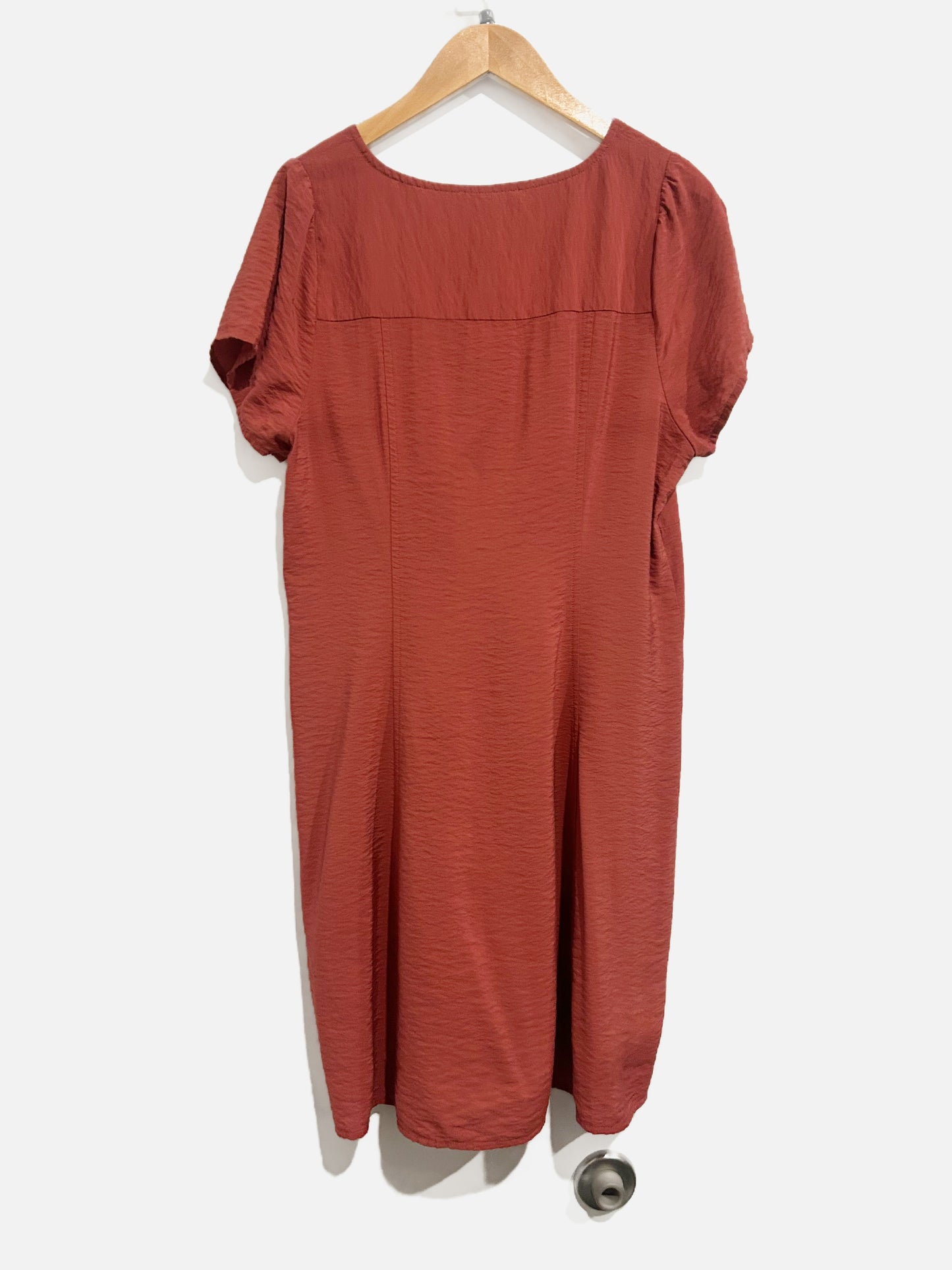 Madewell Red Button Down Mini Dress - 8
