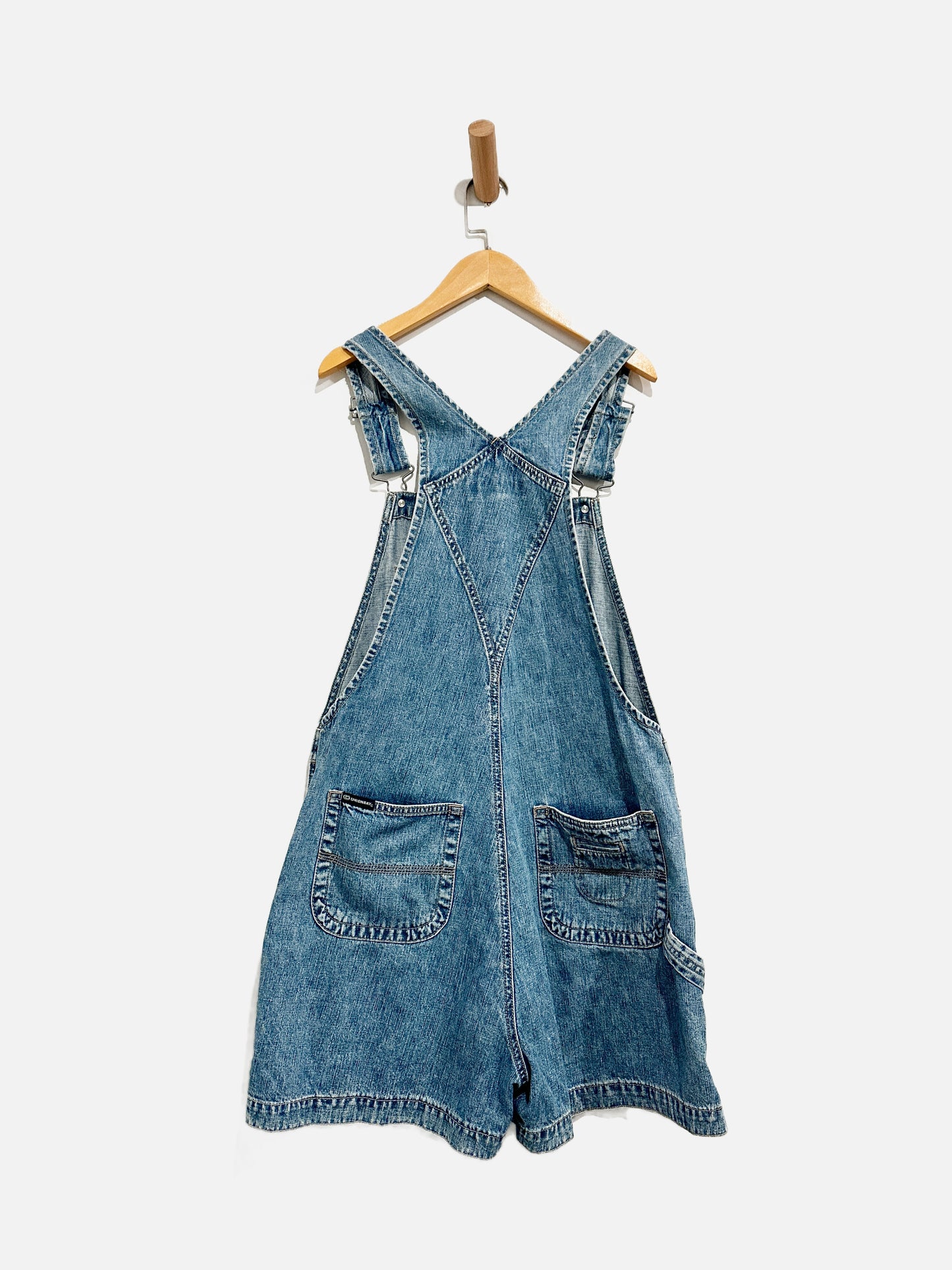 Union Bay Vintage Denim Shortalls - Large