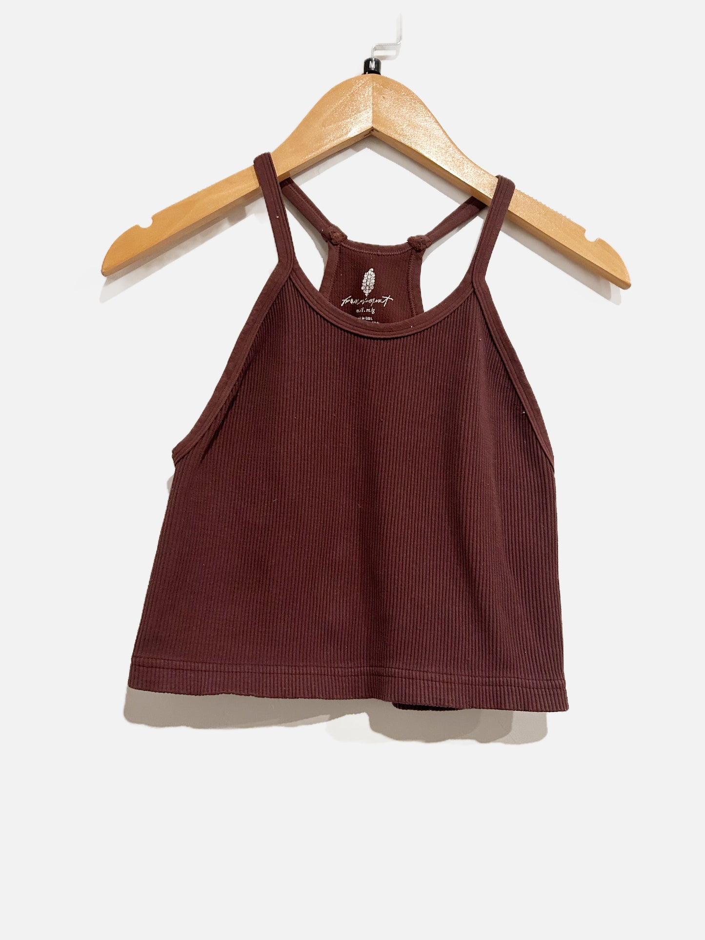 Free People Movement Purple Ribbed Tank - M/L