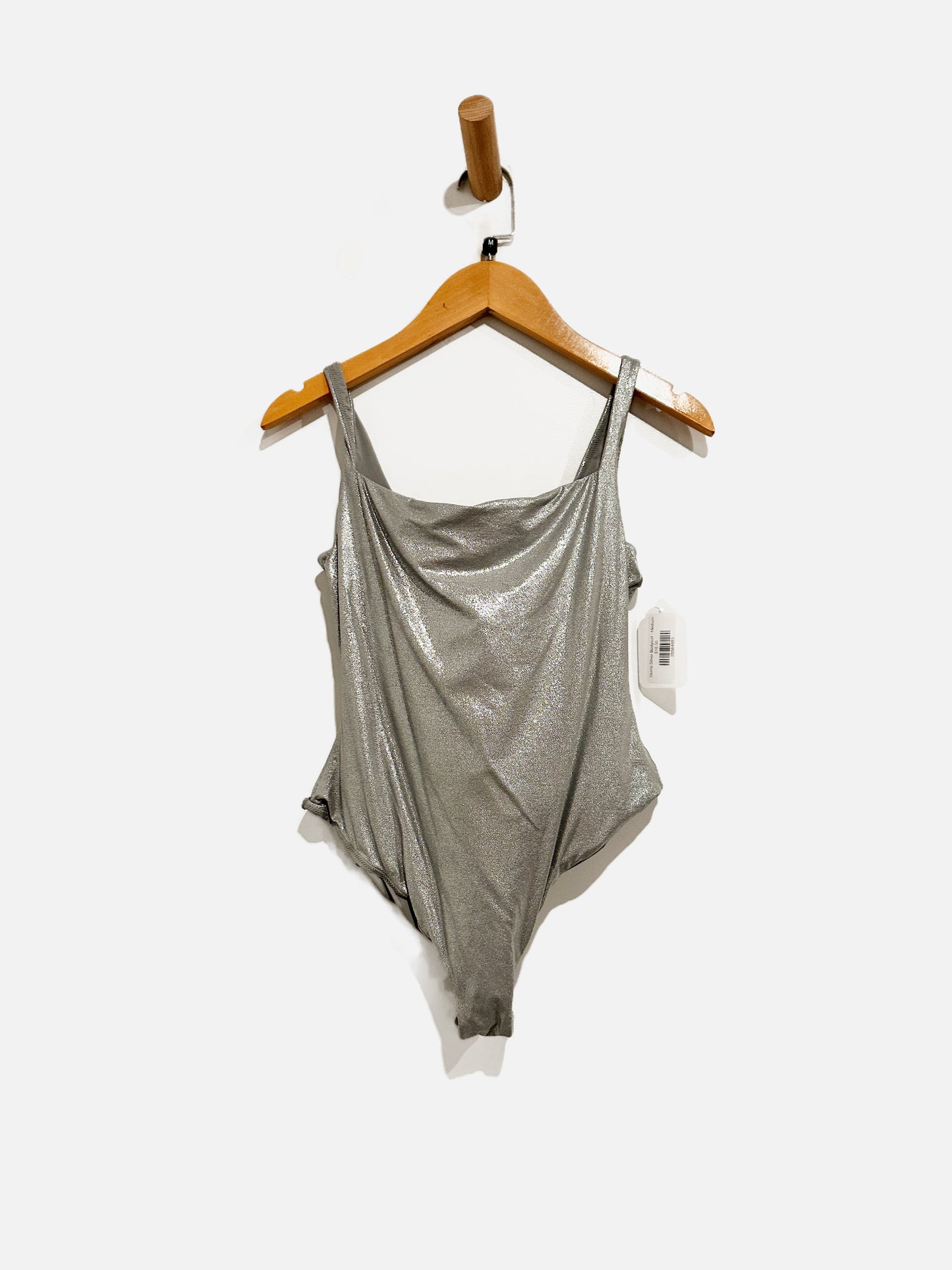 Skims Fits Everyone Silver Bodysuit - Medium