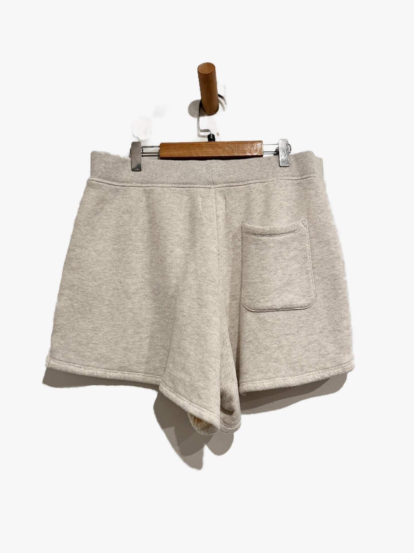 Madewell Airyterry Stitched-Pocket Sweatshorts in Light Gray - Large