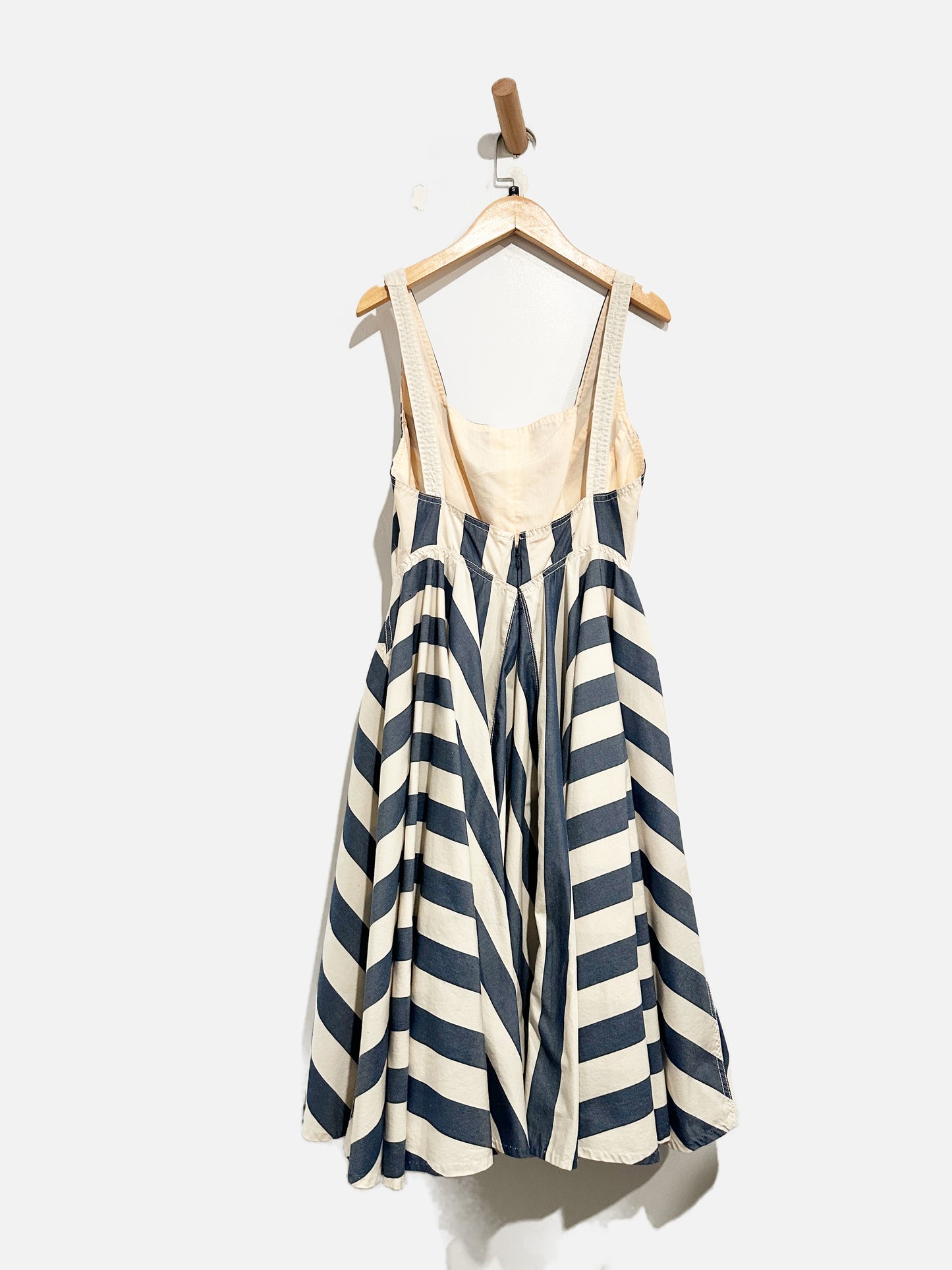 Marc Jacobs Vintage Blue and White Stripe Mini Dress - 6