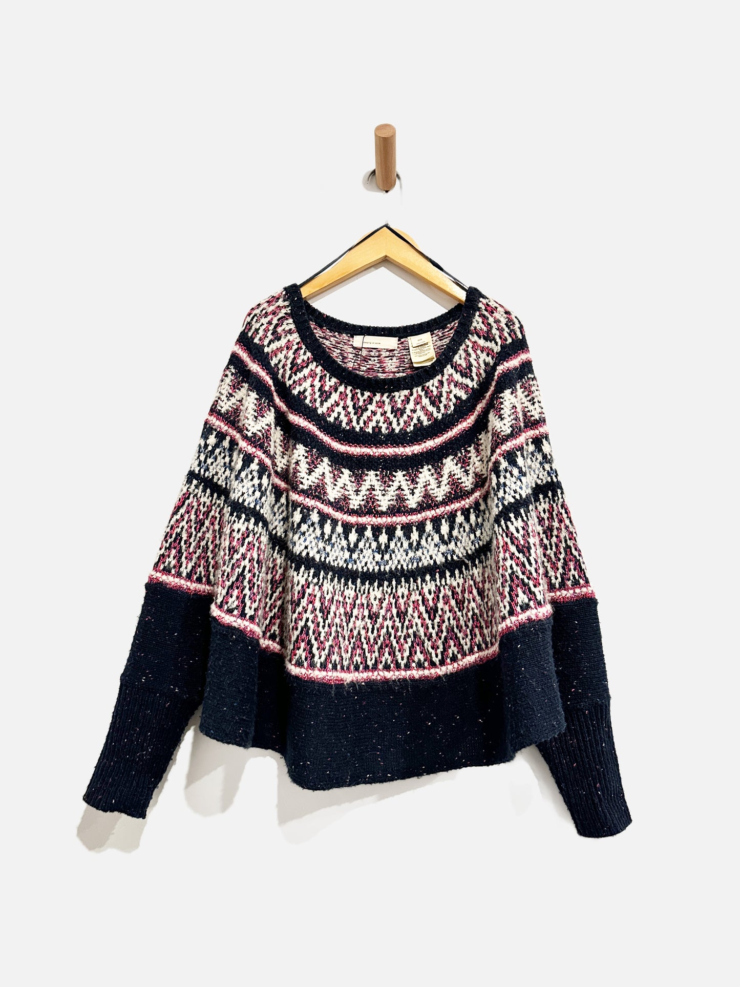 Anthropologie Sleeping On Snow Blue Knit Sweater - XS/S