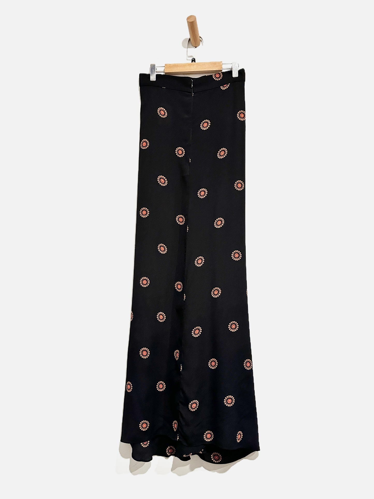 Flynn Skye Black Wrap it Up Skirt w/Flowers - Small