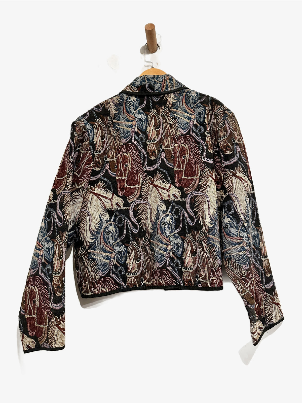 Raja Vintage Horse Tapestry Blazer - 0S