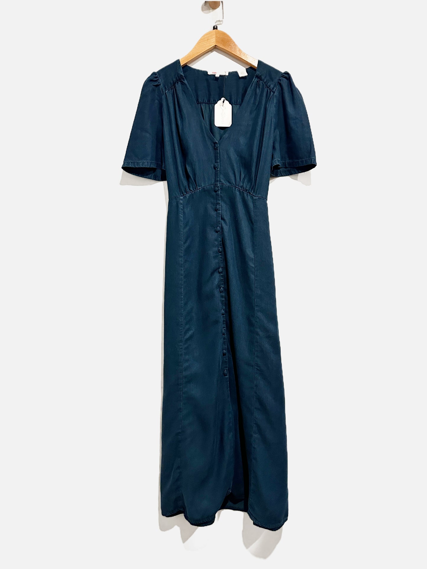 Levi’s Navy Button Down Midi Dress - Small