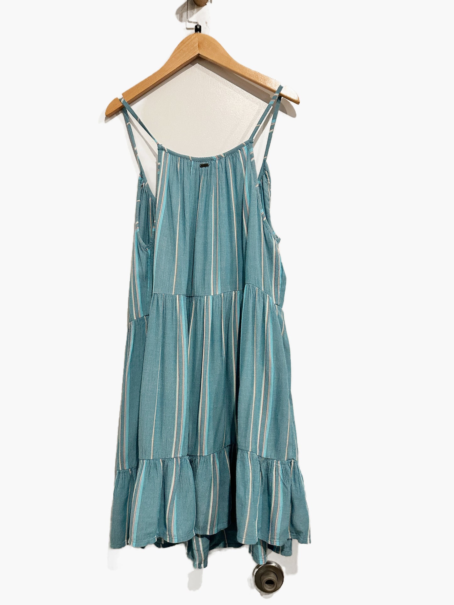 O’Neill Cheri Stripe Tiered Cover-Up Dress in Blue Moon - Medium