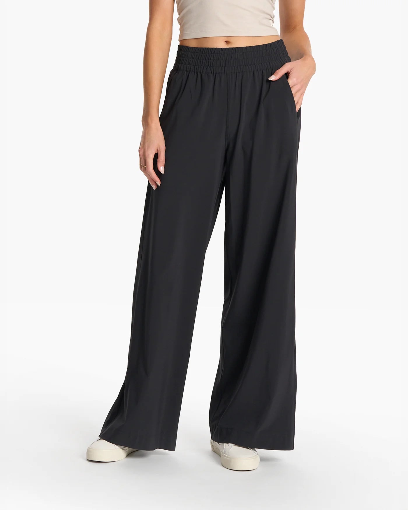 Vuori Black Wide Leg Pants - Large