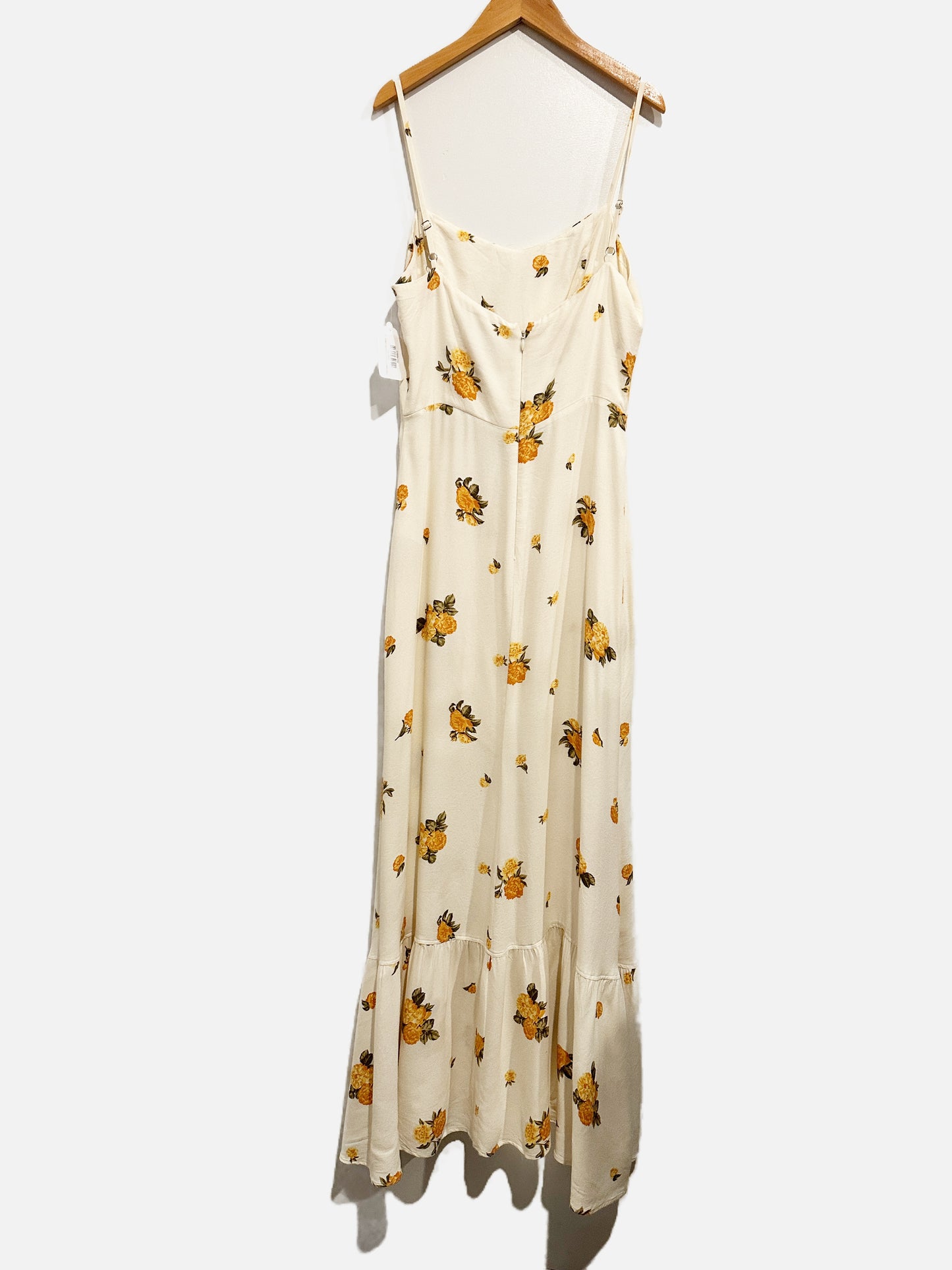 Reformation Prairie Cream Floral Midi Dress - 4