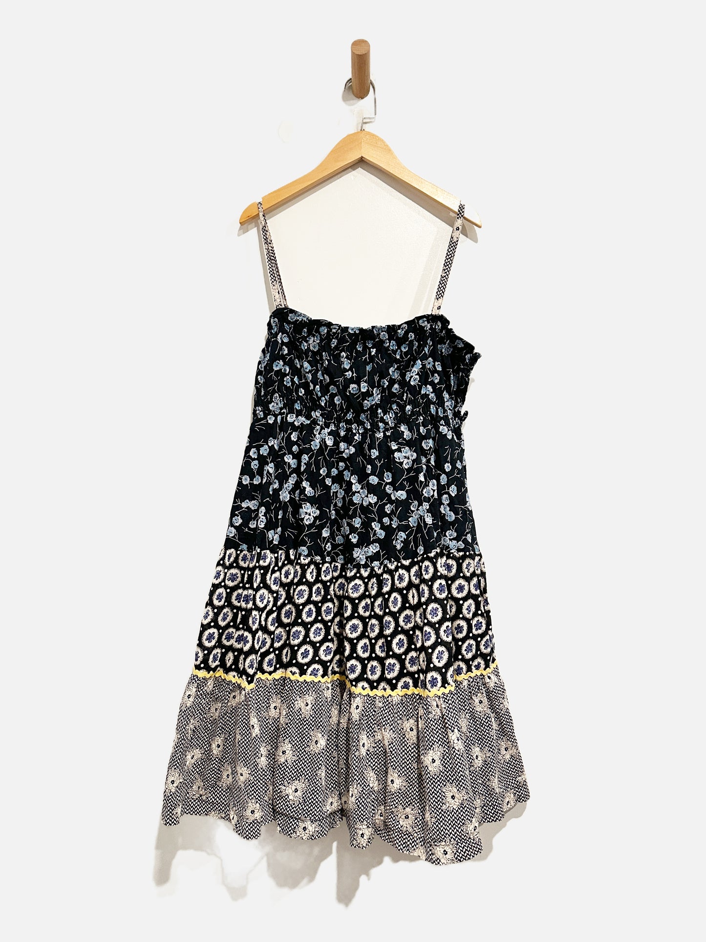 Free People Floral Mixed Media Dress - Small