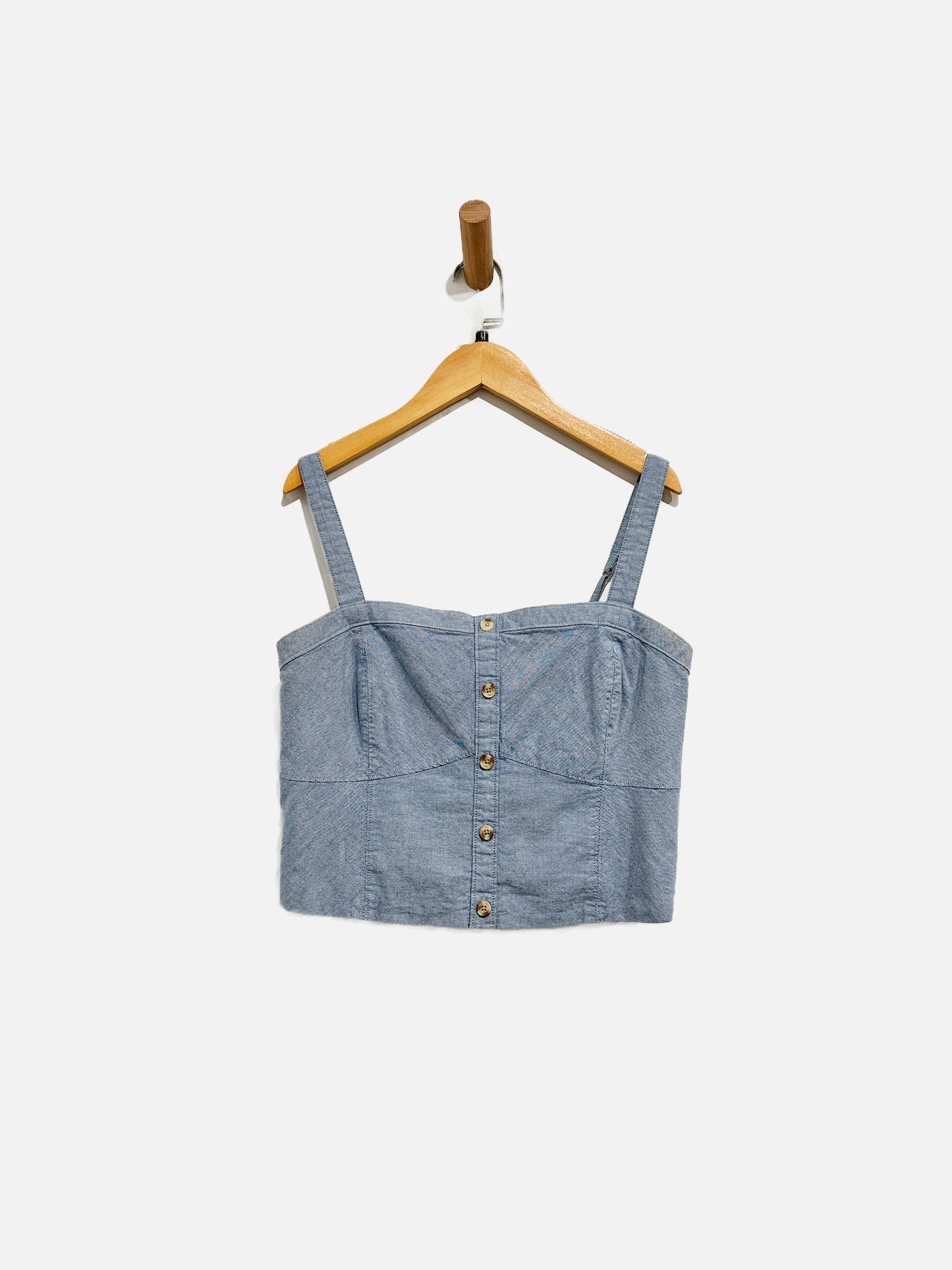 Abercrombie & Fitch Chambray Tank - Large
