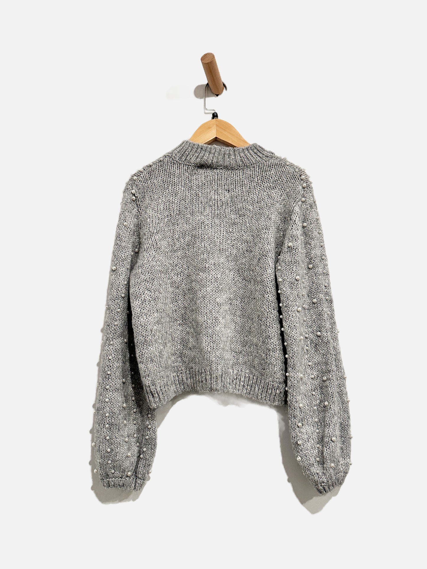 Urban Outfitter Grey Pearl Sweater - Small