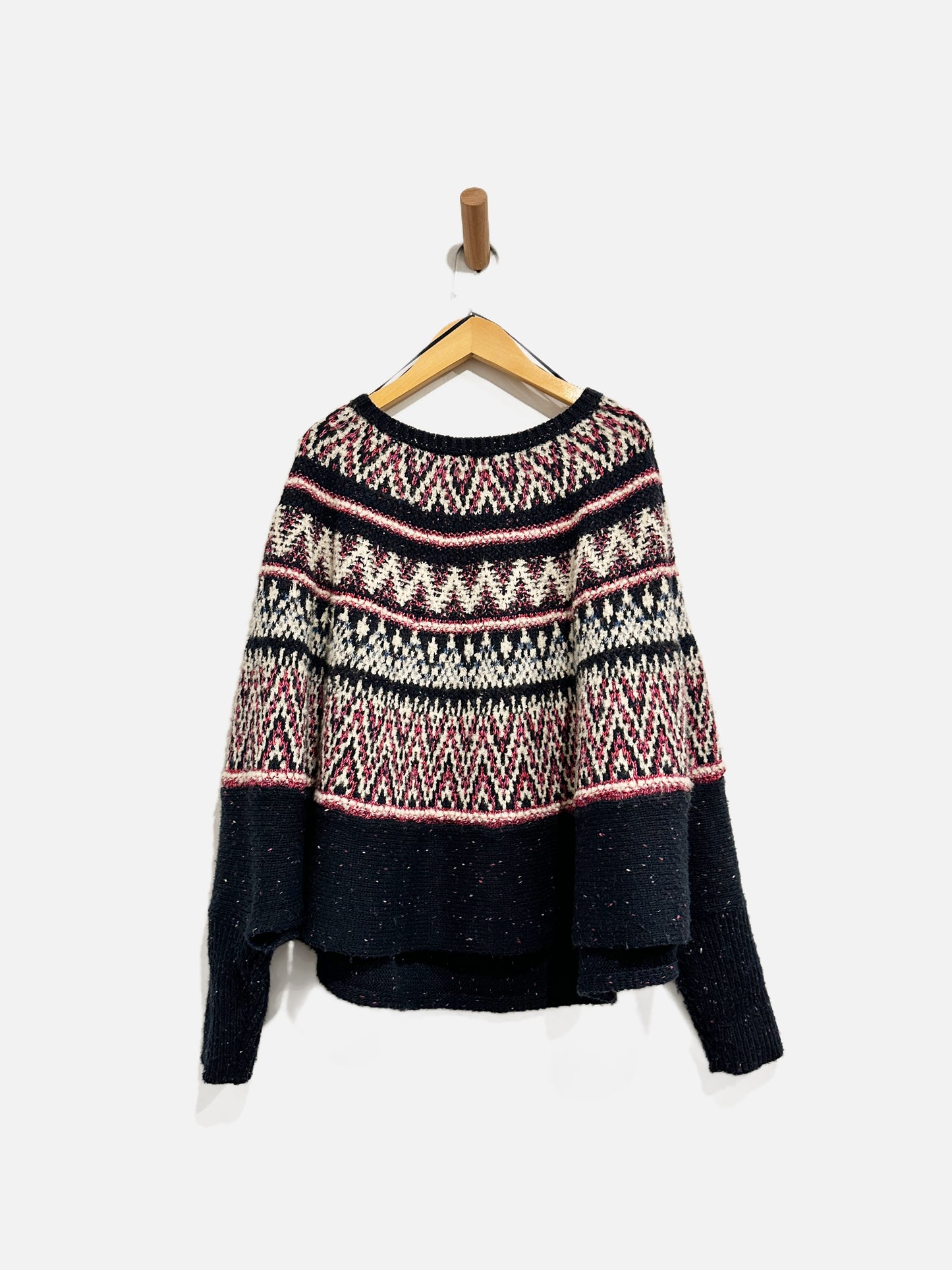 Anthropologie Sleeping On Snow Blue Knit Sweater - XS/S