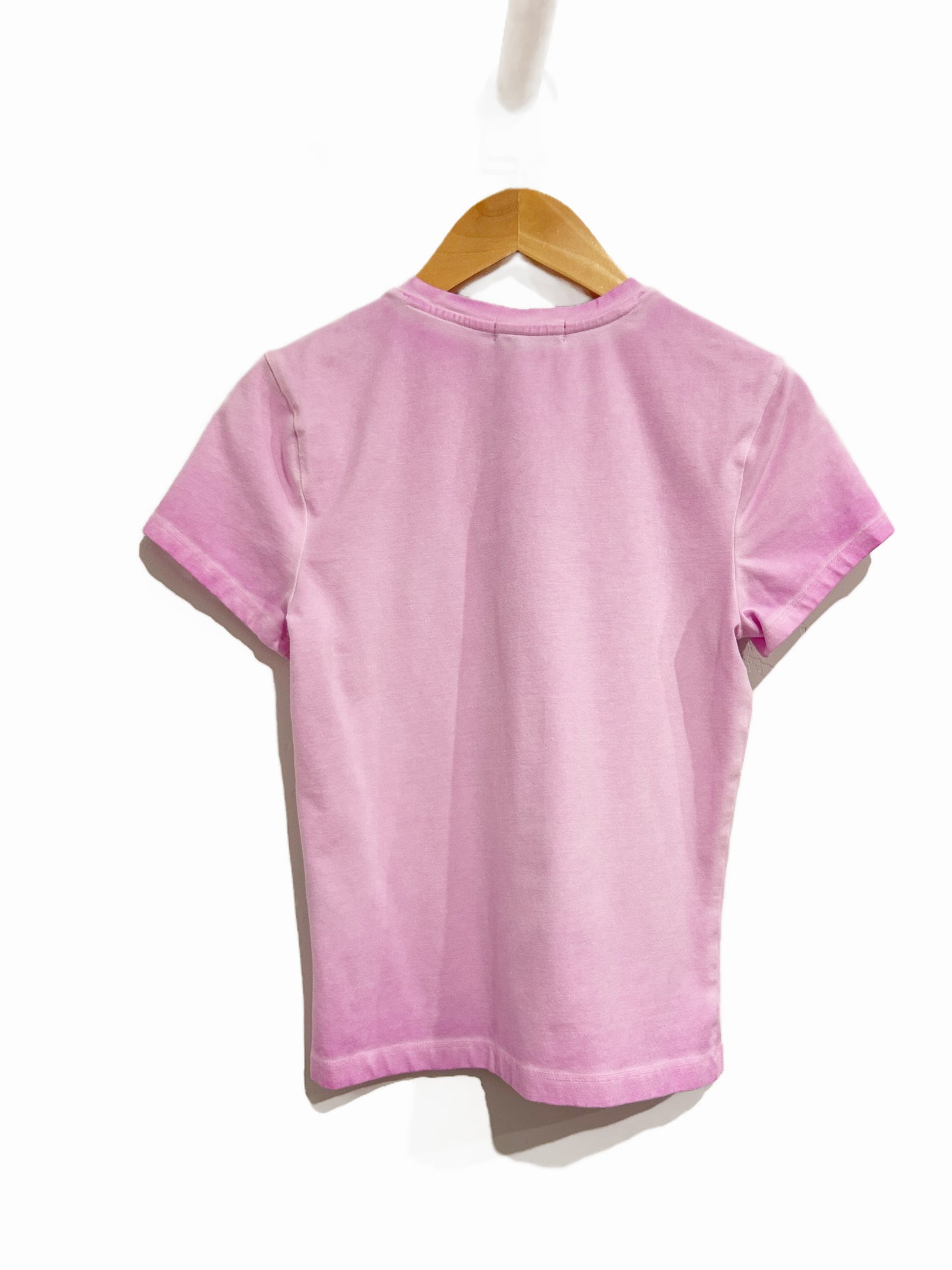 Good American Pink Super Stretch Baby Tee - XS