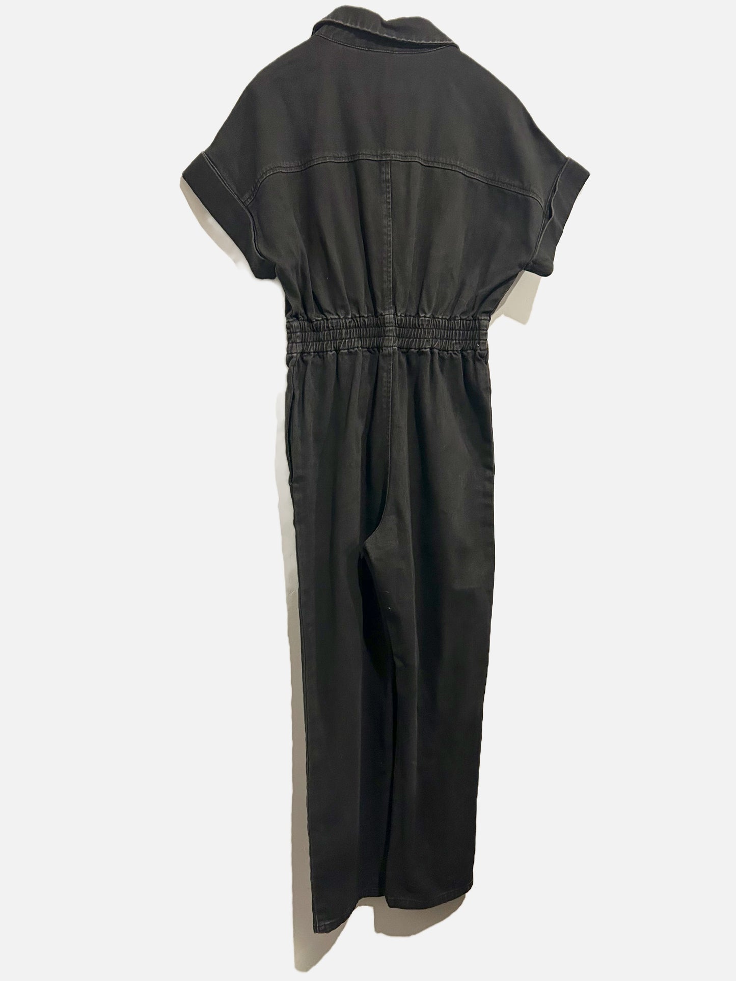 Miou Muse Black Denim Jumpsuit - Small