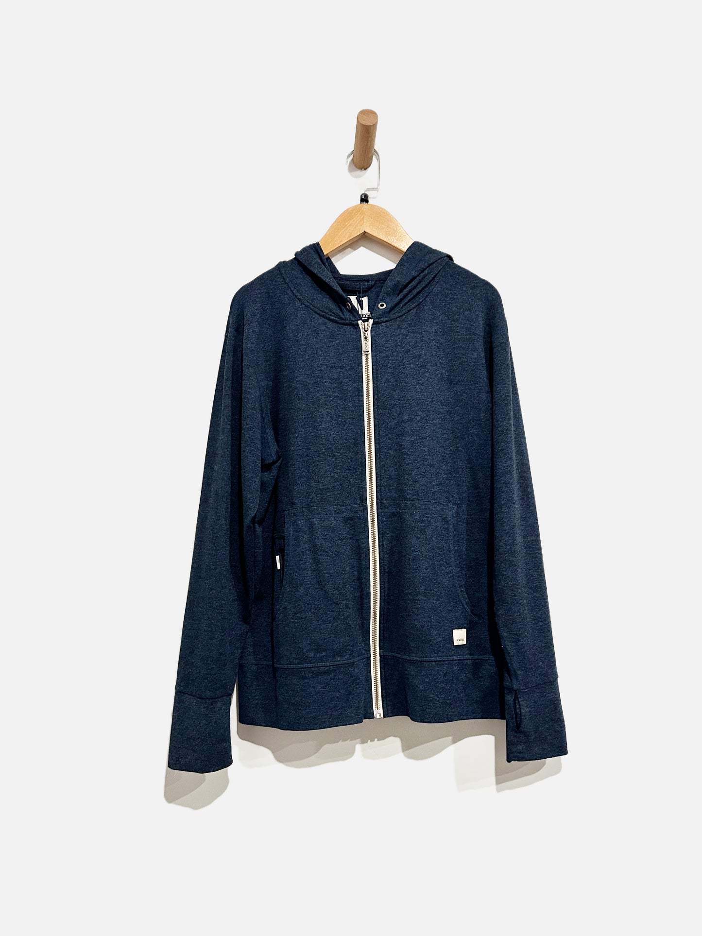 Vuori Navy Zip Up - Small