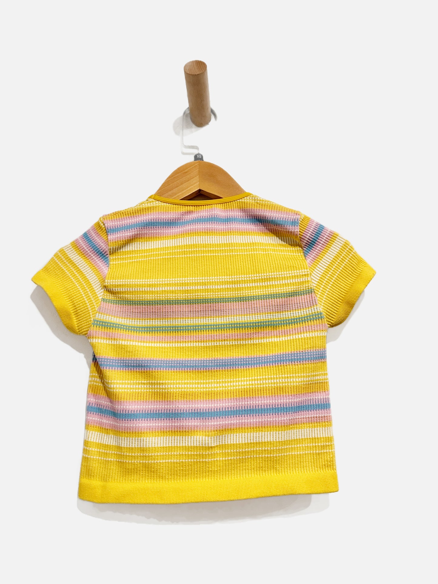 UO Out From Under Yellow Stripe Baby Tee - XS/S