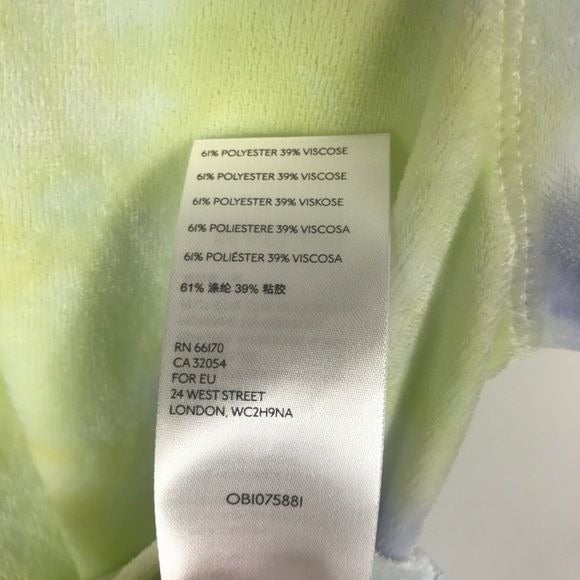 $$ Free People Bright Eyes Velvet Tie Dye Tee Size Small