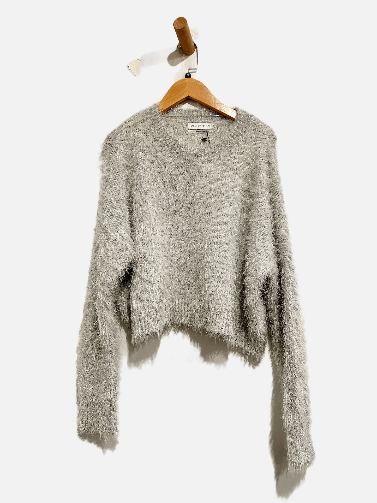 UO Silver Eyelash Sweater - XS