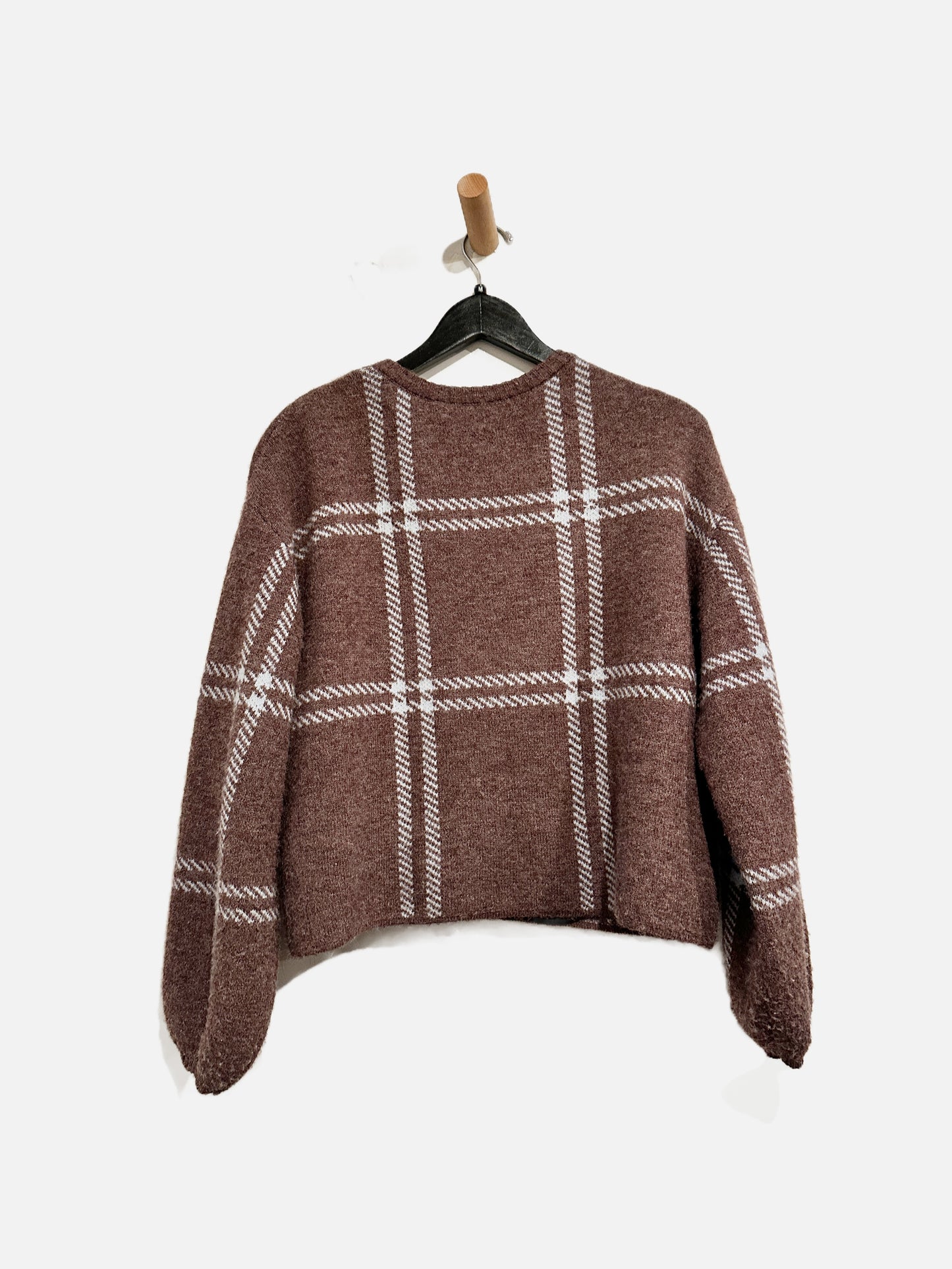 Z Supply Plaid Sweater - Medium