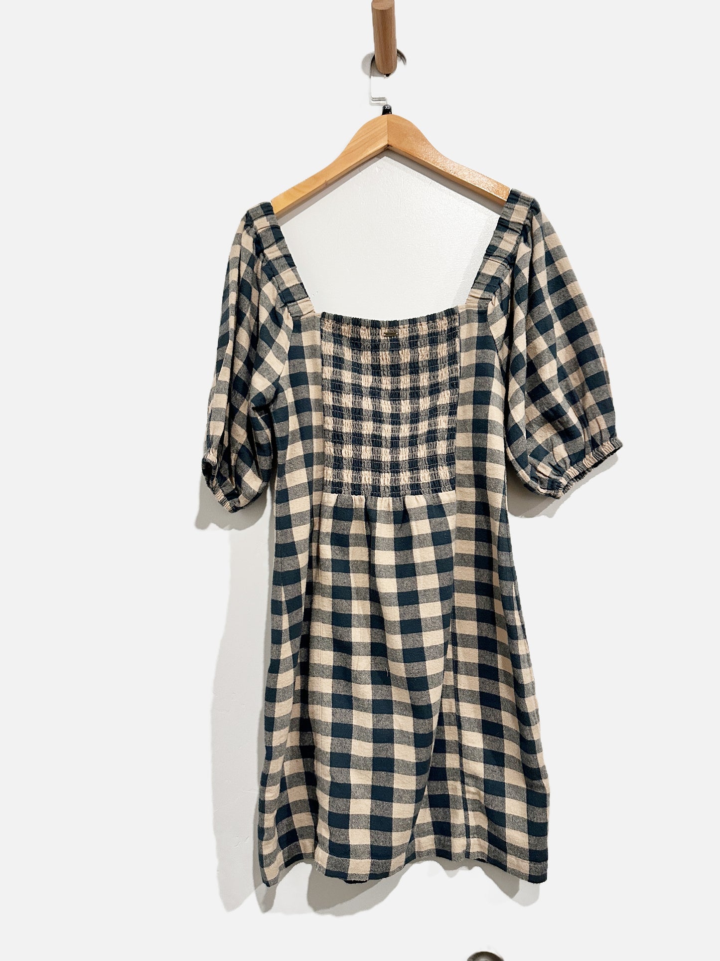 O’Neill Green Flannel Mini Dres - XS