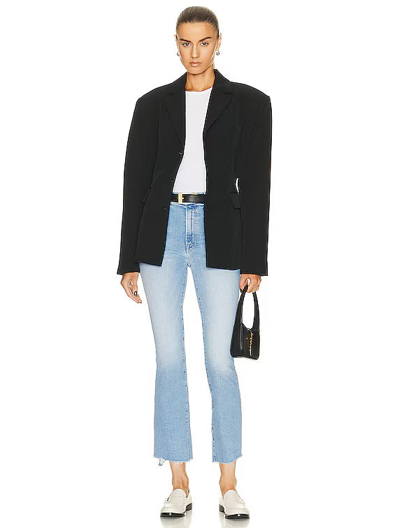 Mother the Insider Crop Step Fray Jeans in Limited Edition - 25