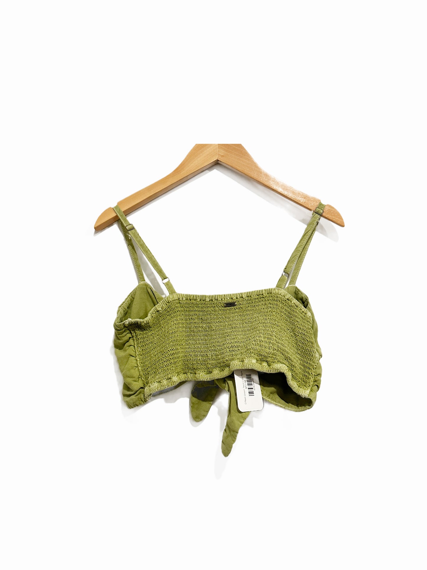 O’Neill Lea Tie-Front Crop Top in Winter Pear - XS