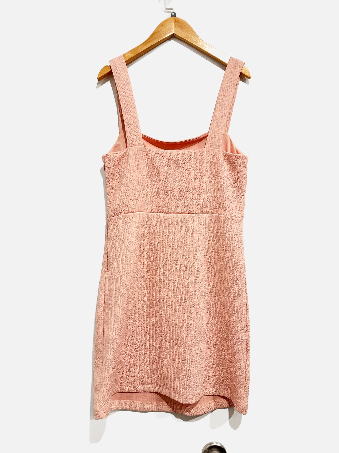 Urban Outfitters Pink Square Neck Mini Dress - Medium