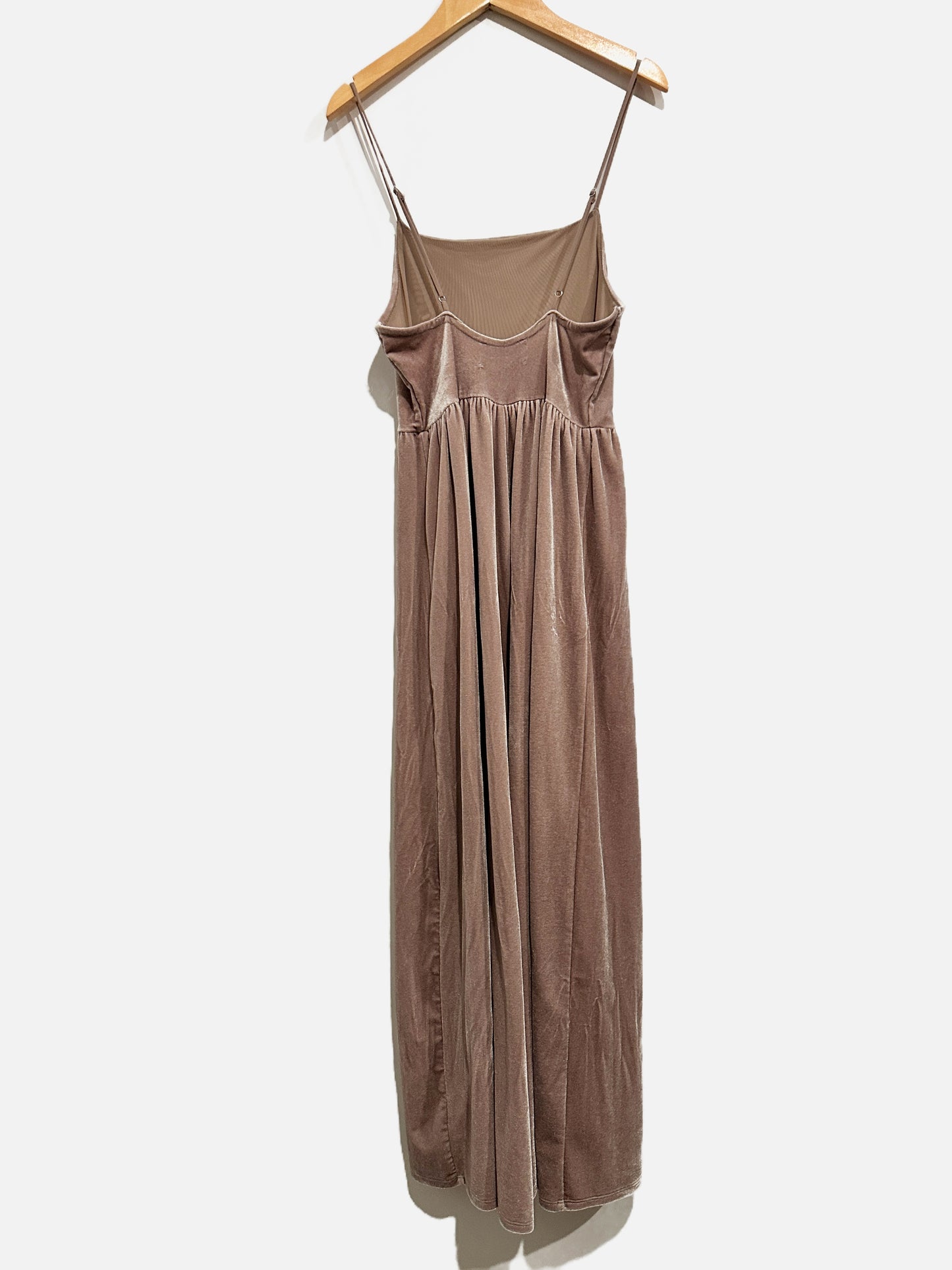 Urban Outfitters Emmabella Gray Velvet Jumpsuit - XS $22.00