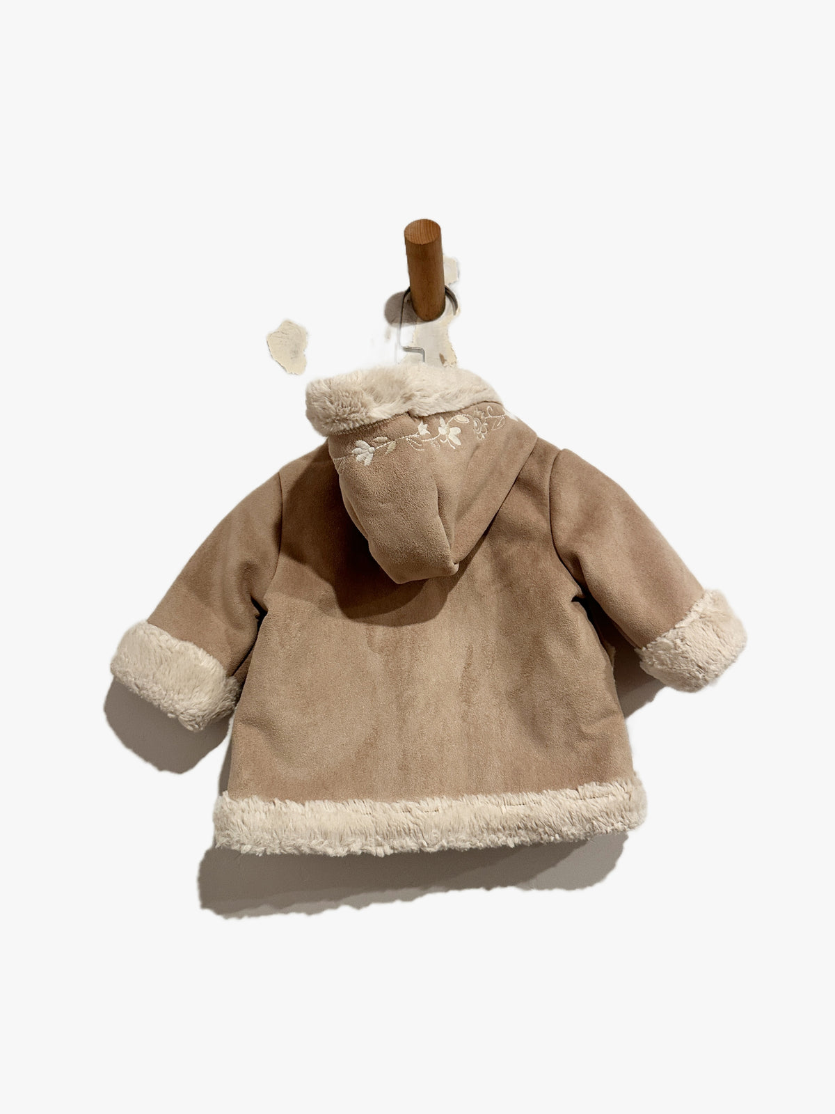 Baby Gap Beige Faux Suede Jacket - 0-6m