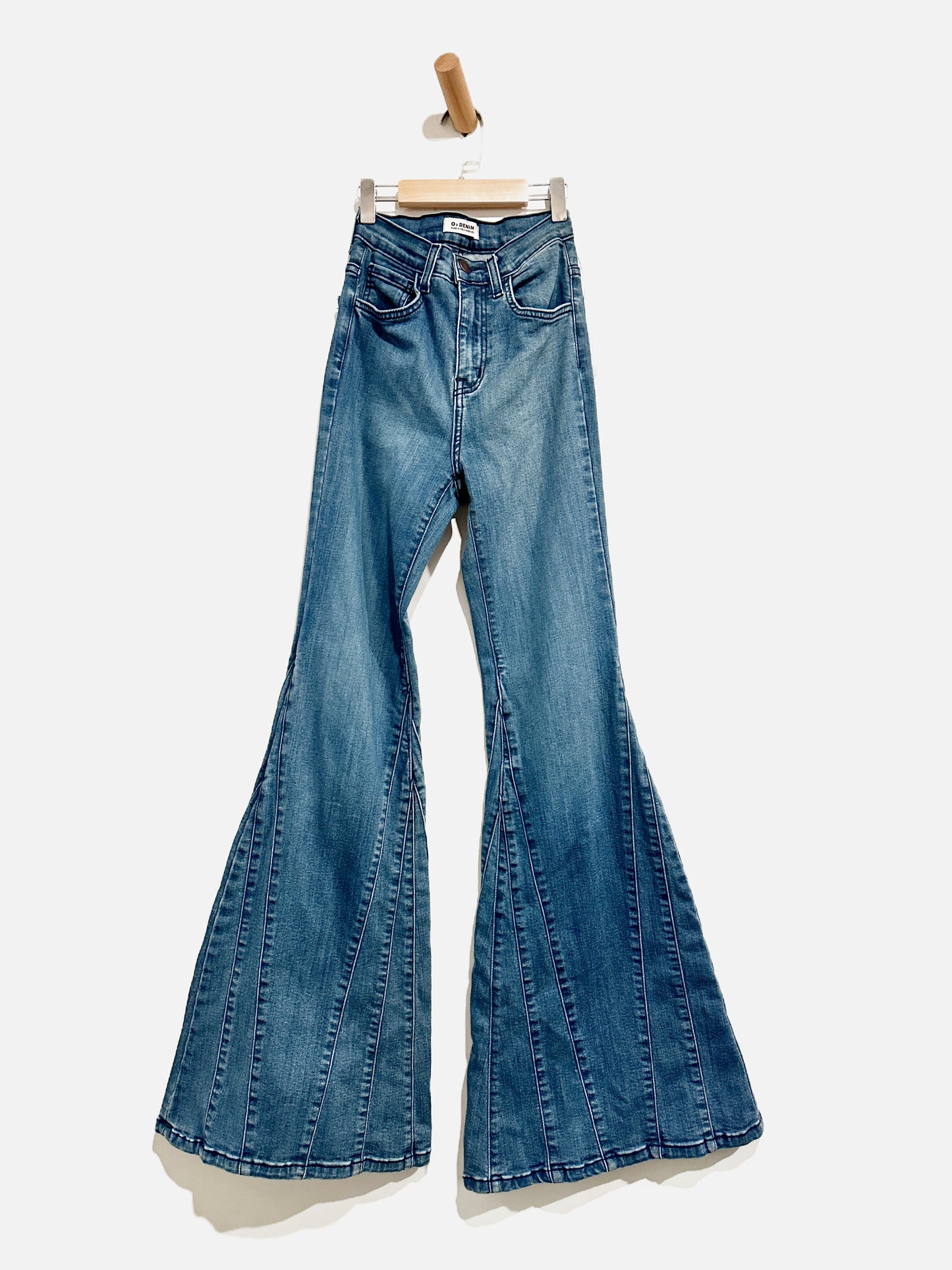O2 Denim Medium Wash Big Bell Jeans - 24