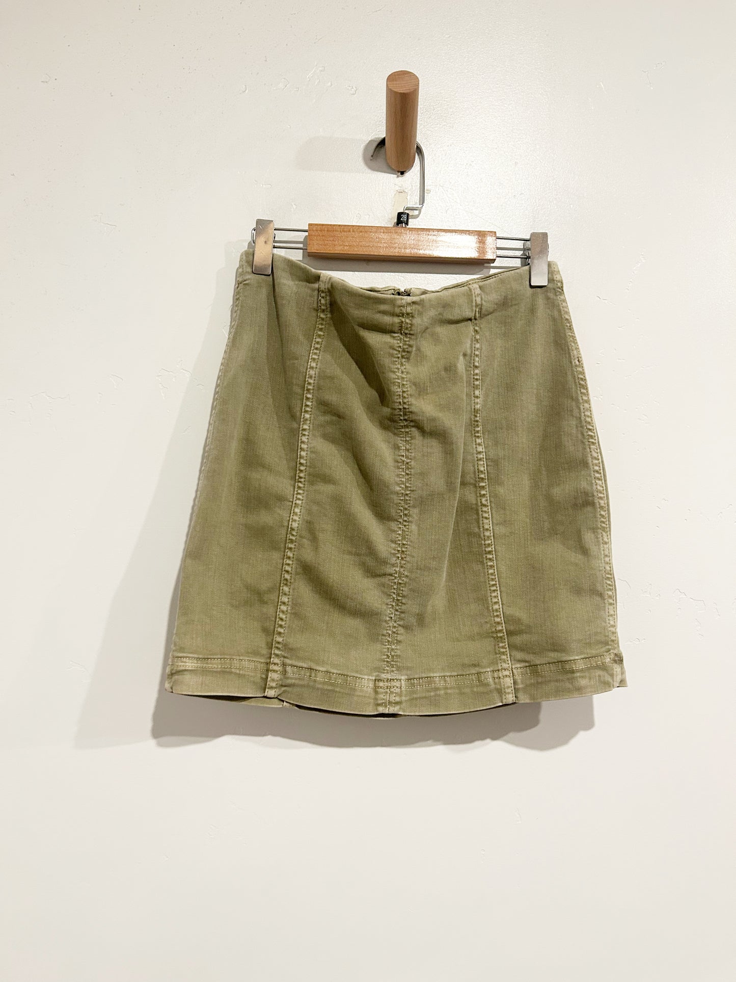 Free People Modern Femme Green Mini Skirt - 6