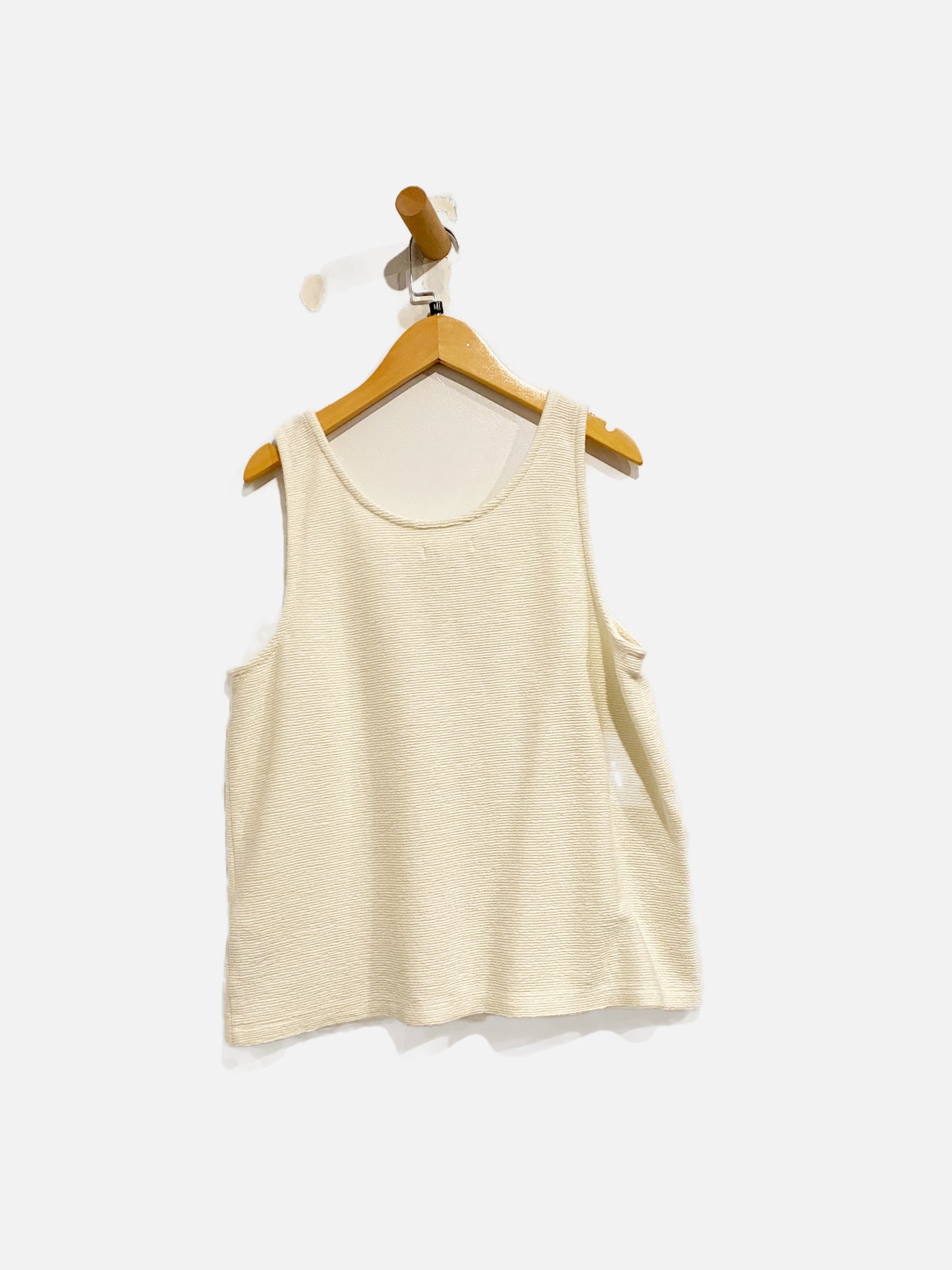 Madewell Ottoman Jacquard Button-Front Tank - Medium