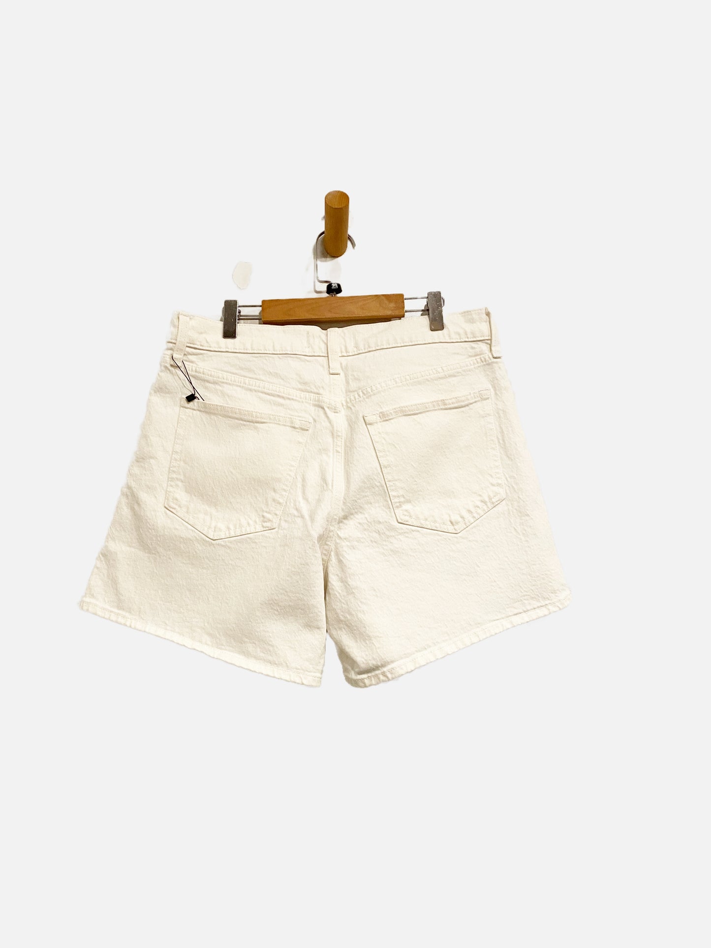 Abercrombie & Fitch White Denim Shorts - 29