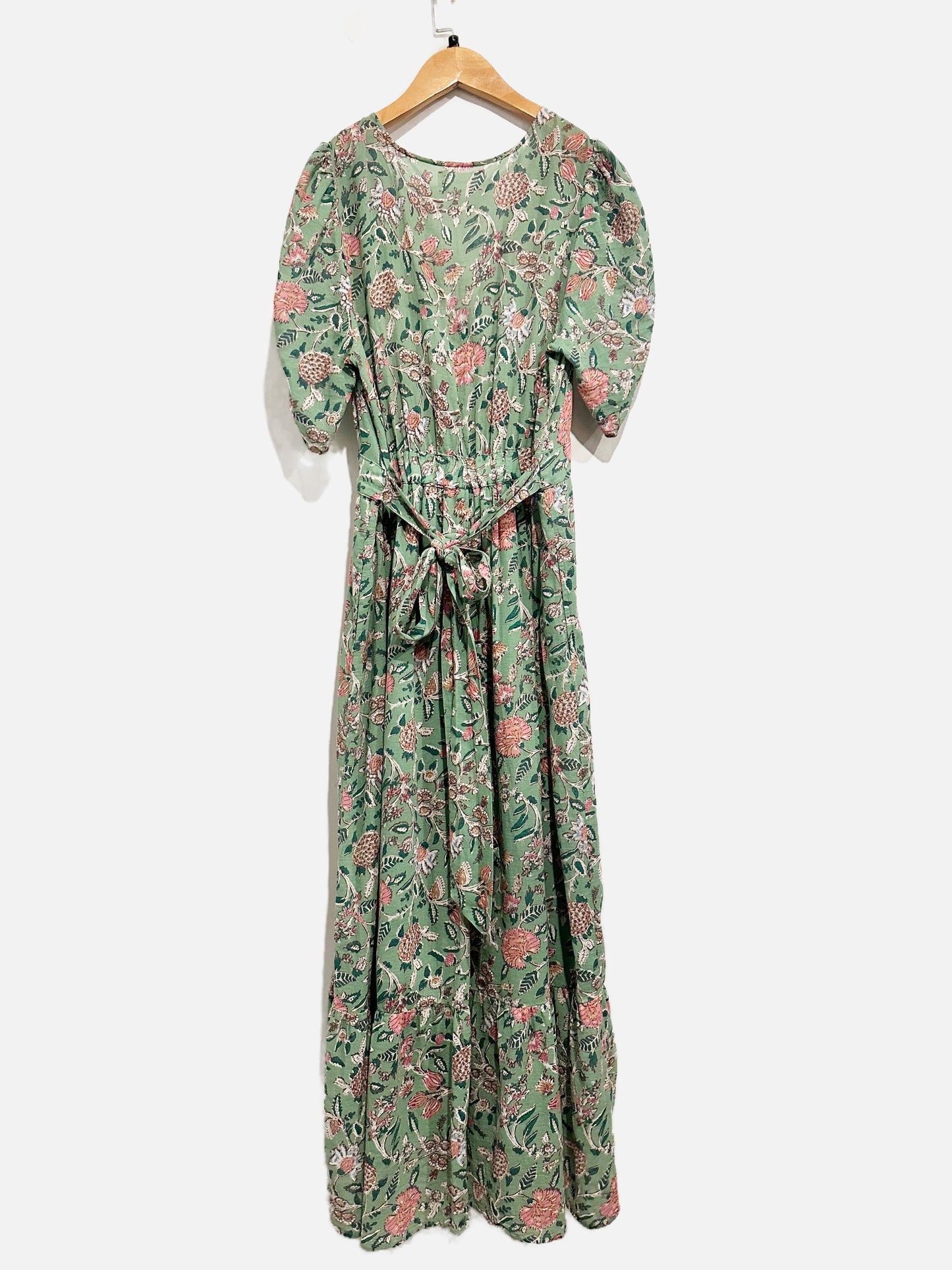 Xirena Green Floral Maxi Dress - Large