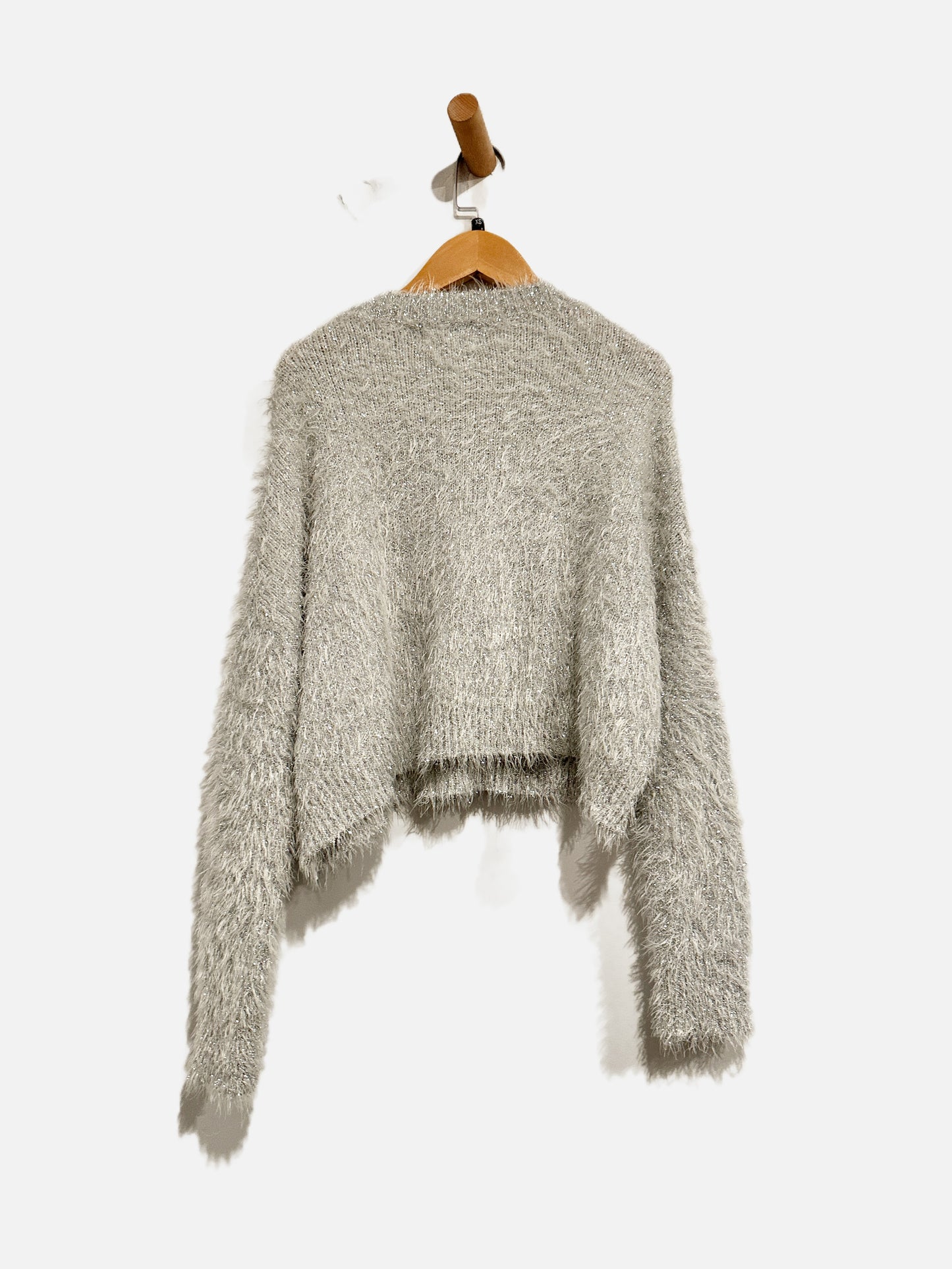 UO Silver Eyelash Sweater - XS
