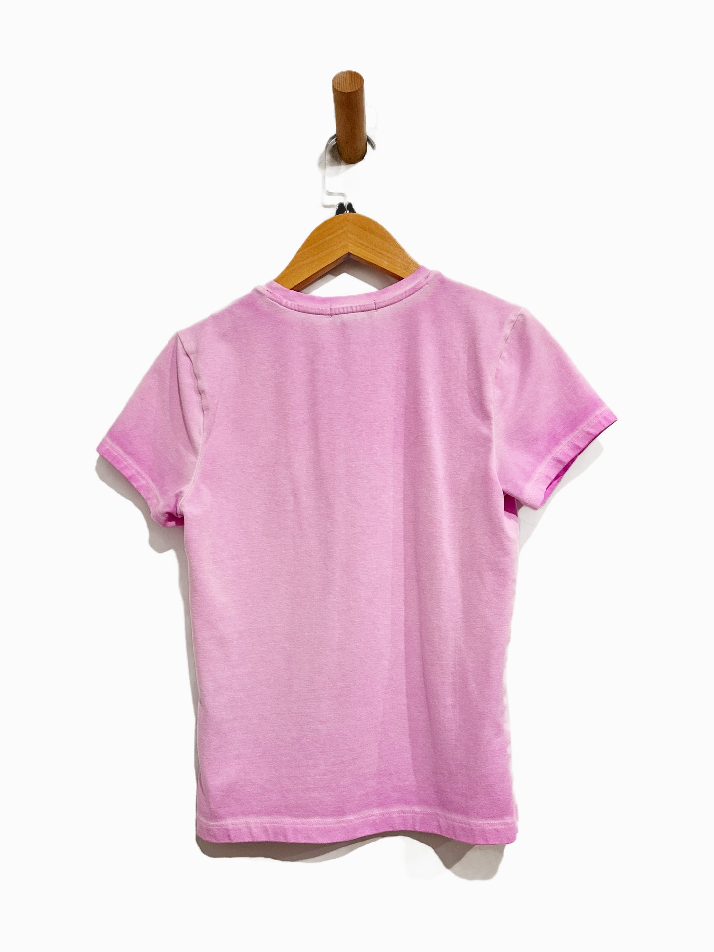Good American Pink Super Stretch Baby Tee - XS