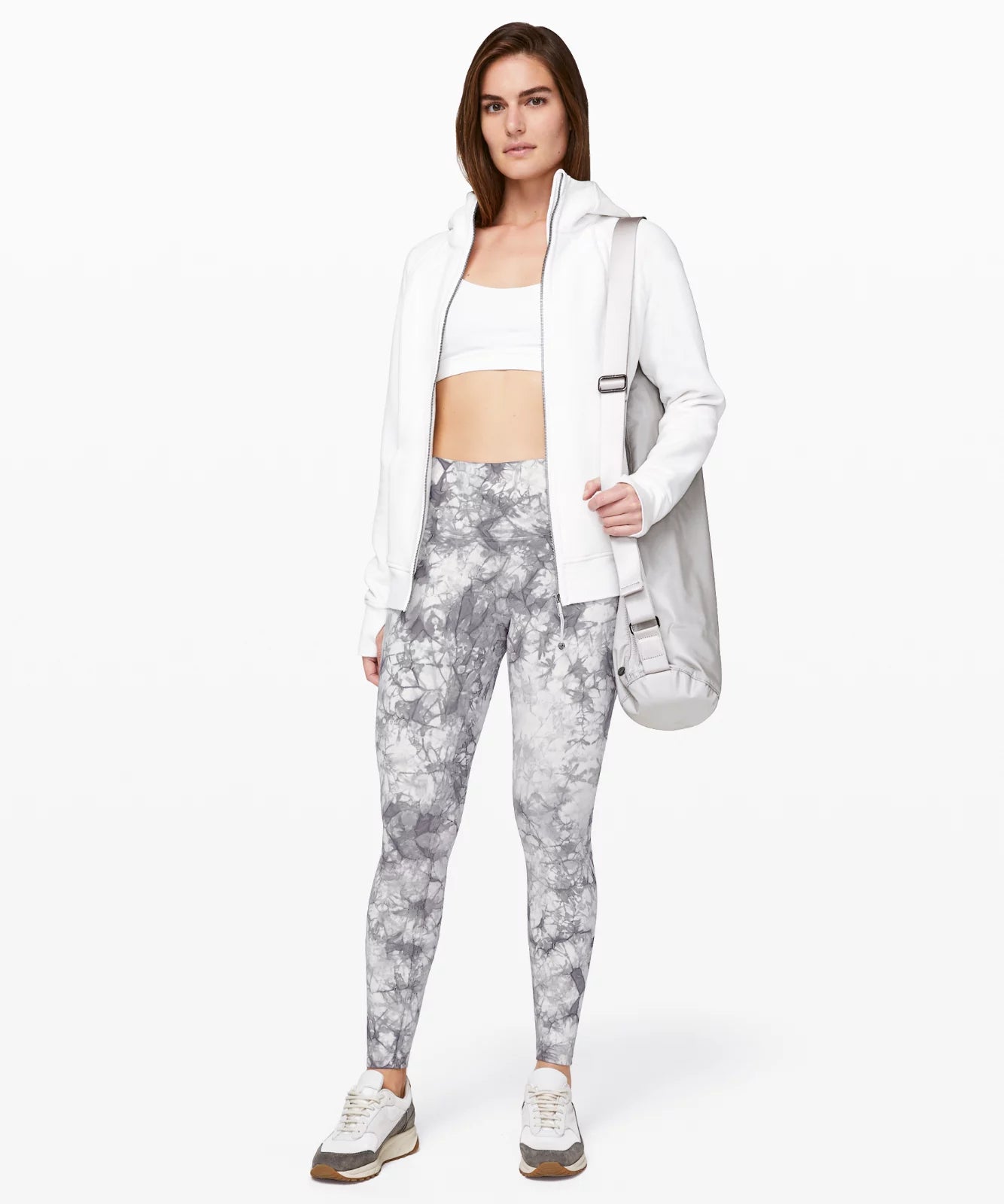 Lululemon Wunder Under Gray Marled Leggings - 4