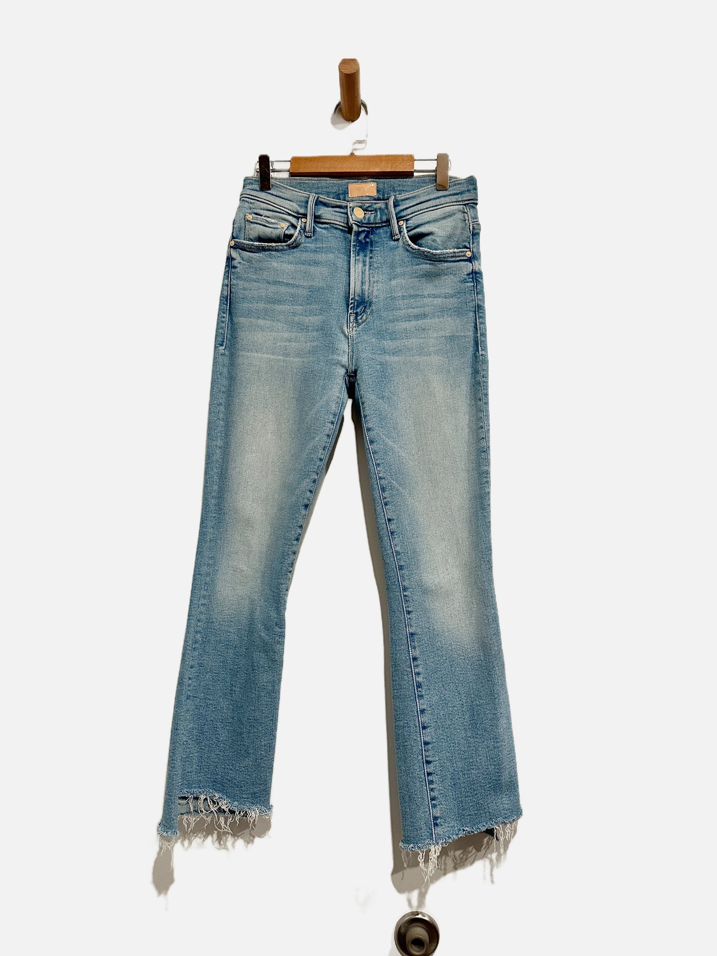 Mother the Insider Crop Step Fray Jeans in Limited Edition - 25