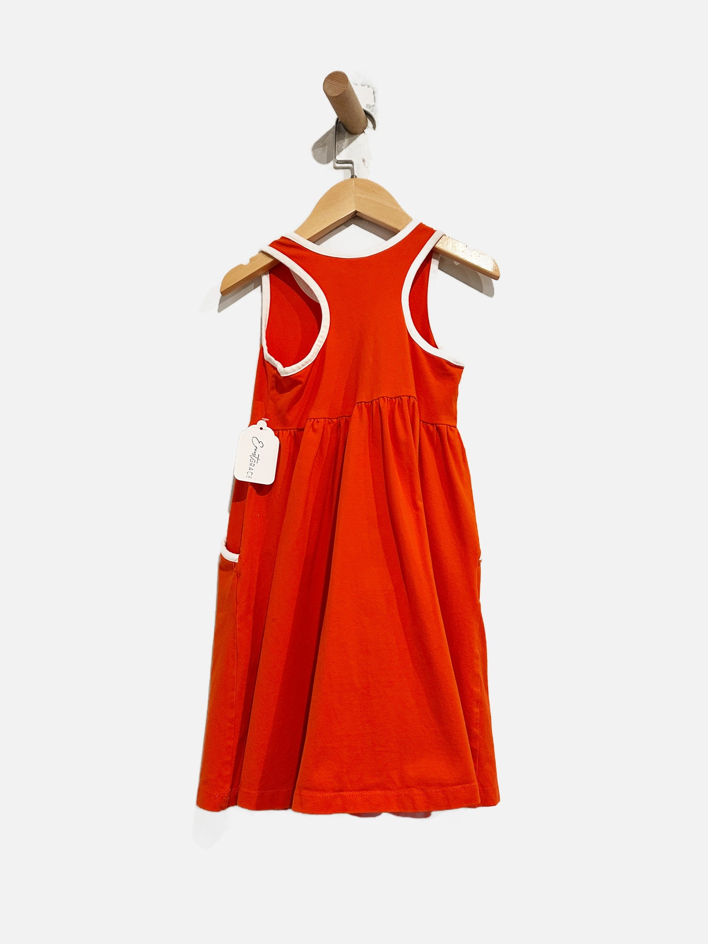 Hanna Andersson Red and White Dress - 5
