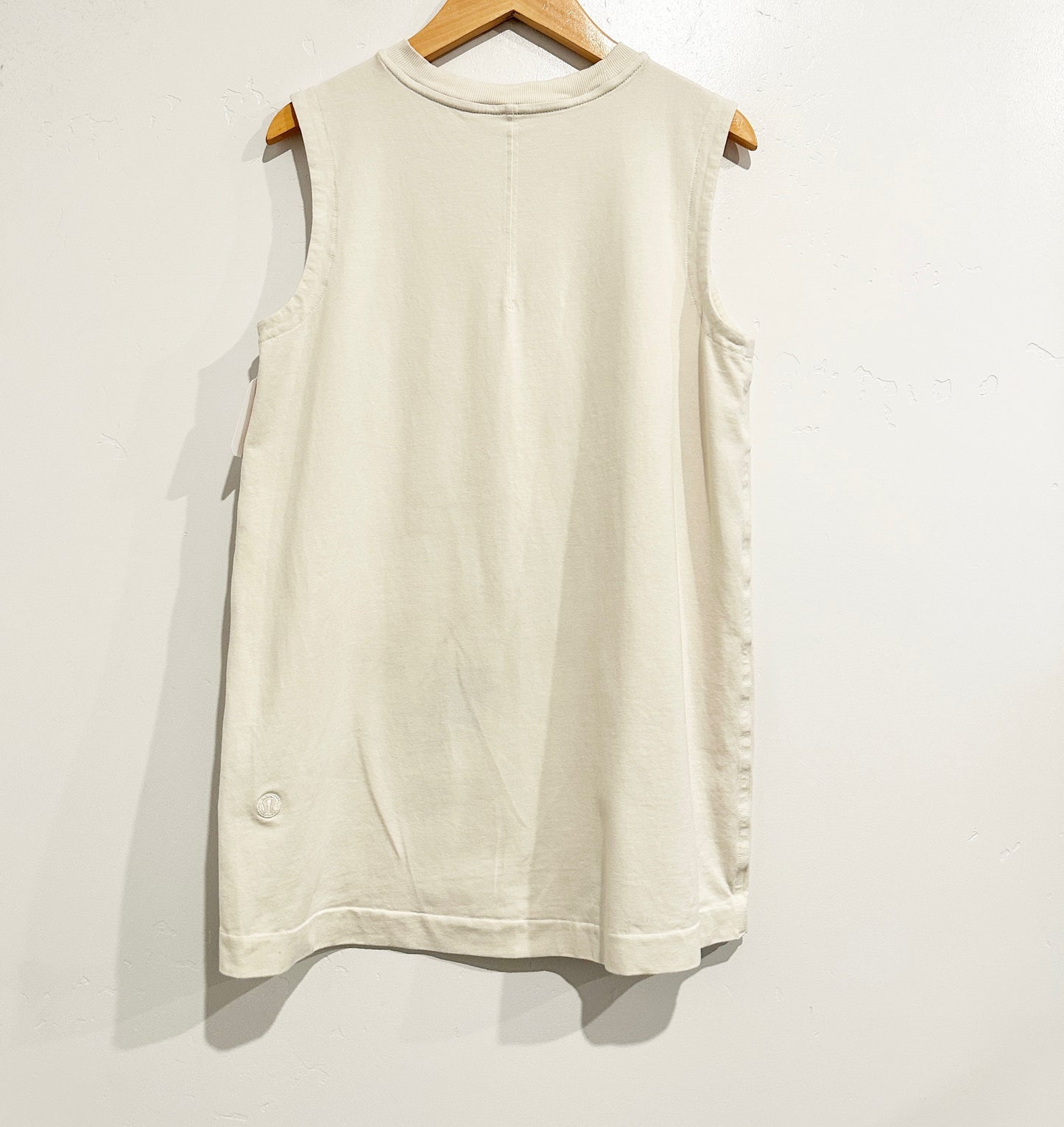 Lululemon All Yours Organic Cotton Tank Top in Light Ivory
