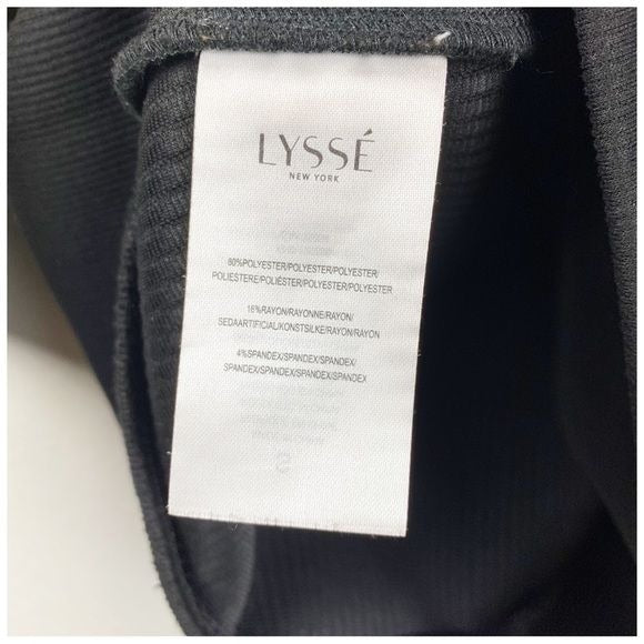 Lysse Quilted Convertible Sweatshirt In Black Size Small